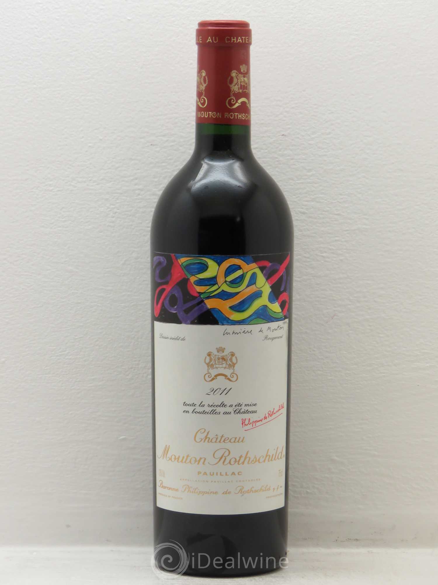 Château Mouton Rothschild 1er Grand Cru Classé 2011 - Lot de 1 bouteille - 0
