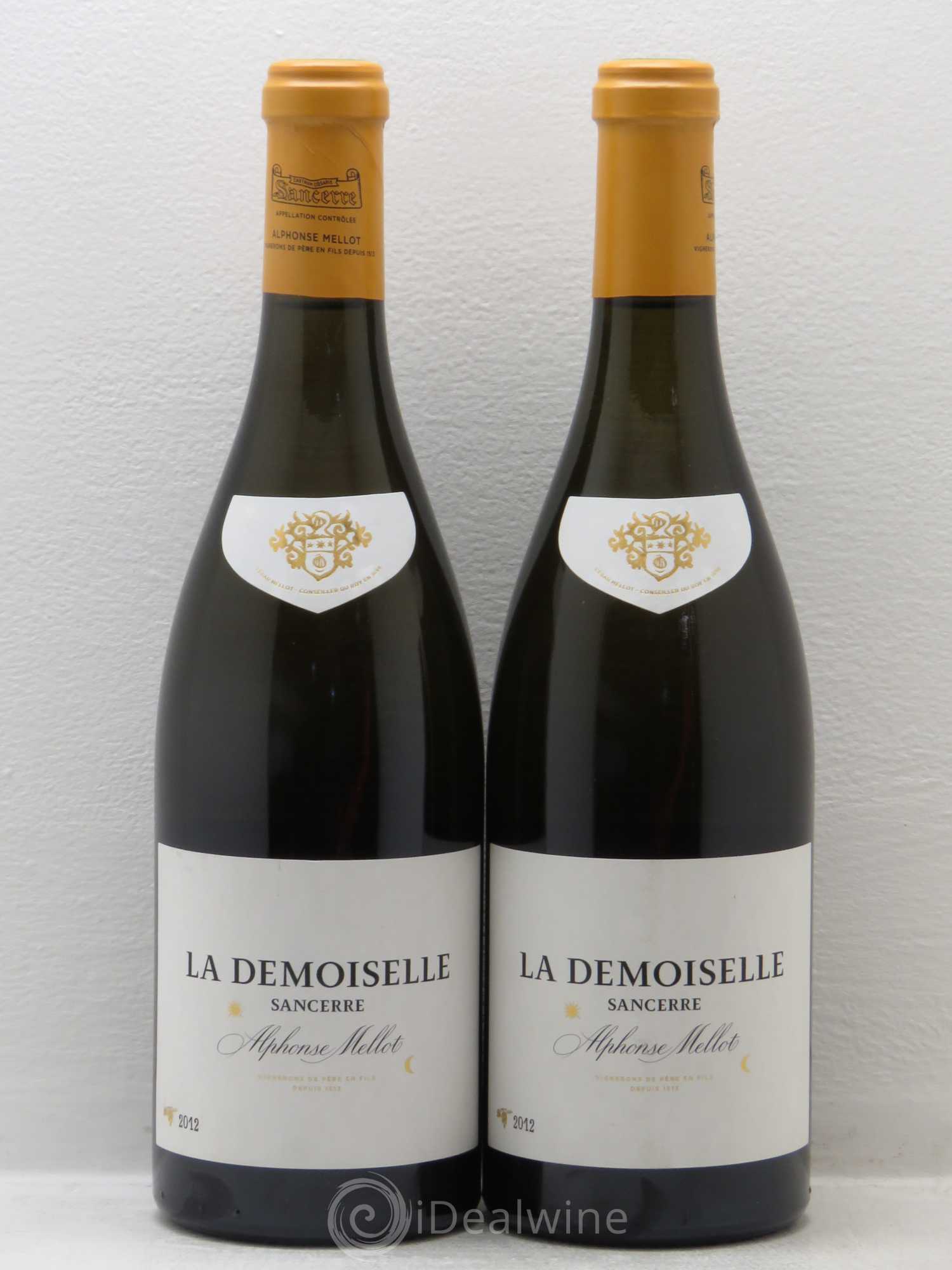 Sancerre La Demoiselle Alphonse Mellot (sans prix de réserve) 2012 - Lot de 2 bouteilles - 0
