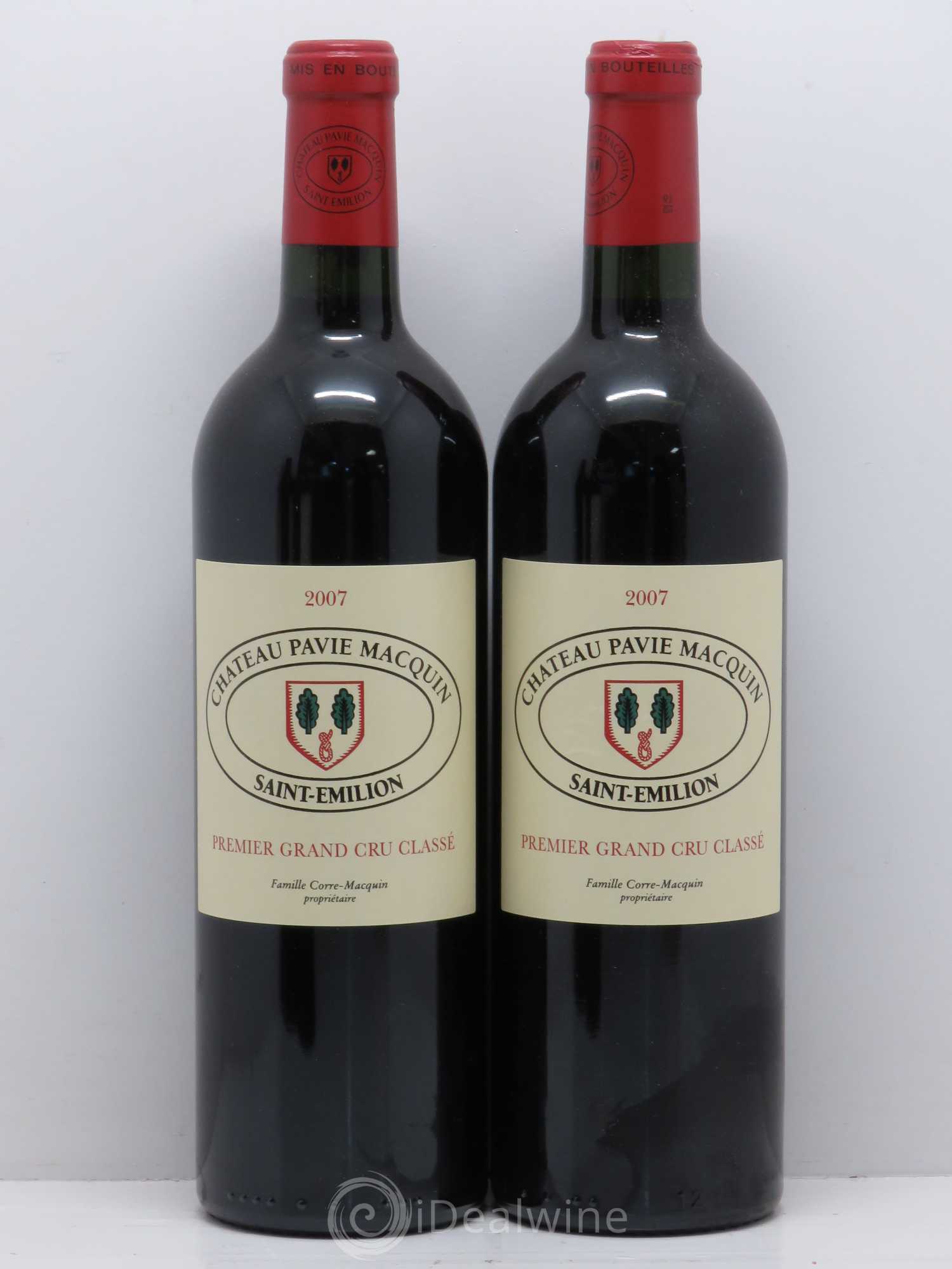 Château Pavie Macquin 1er Grand Cru Classé B 2007 - Lot de 5 bouteilles - 2