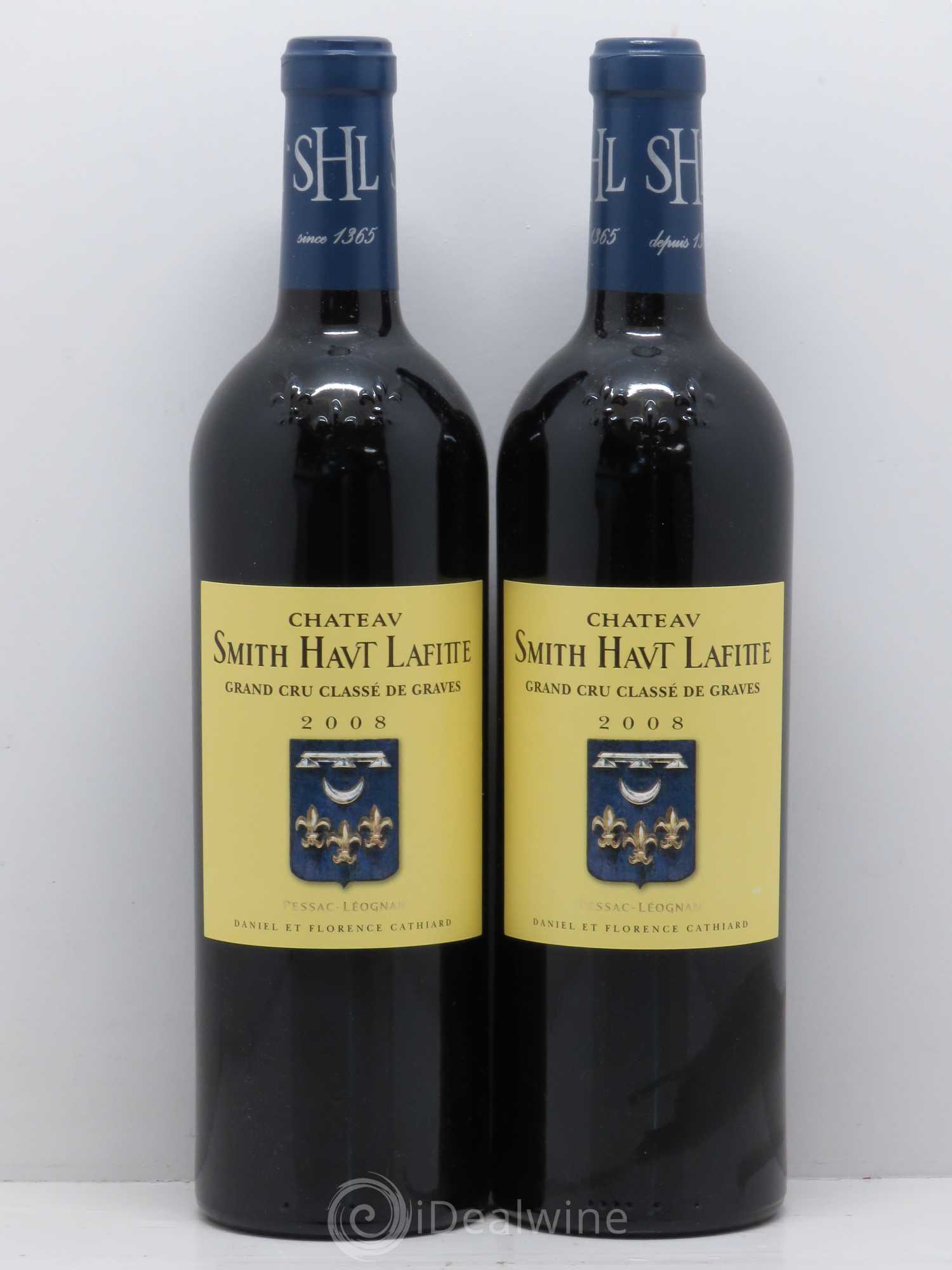 Château Smith Haut Lafitte Cru Classé de Graves 2008 - Lot de 2 bouteilles - 0