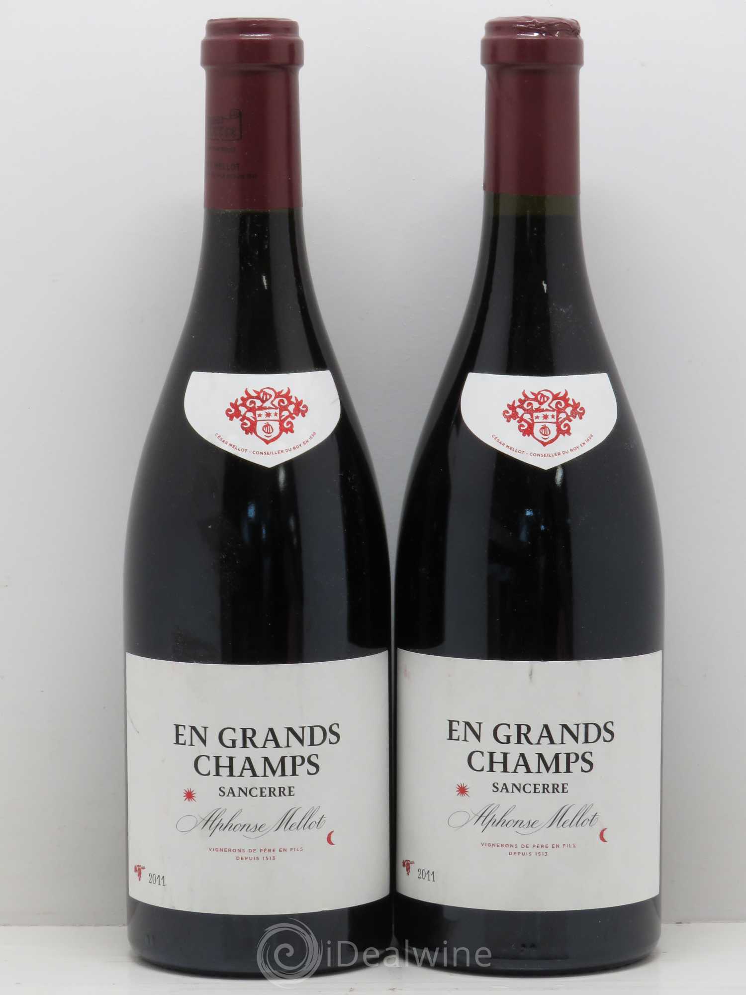 Sancerre En Grands Champs Alphonse Mellot (sans prix de réserve) 2011 - Lot de 2 bouteilles - 0