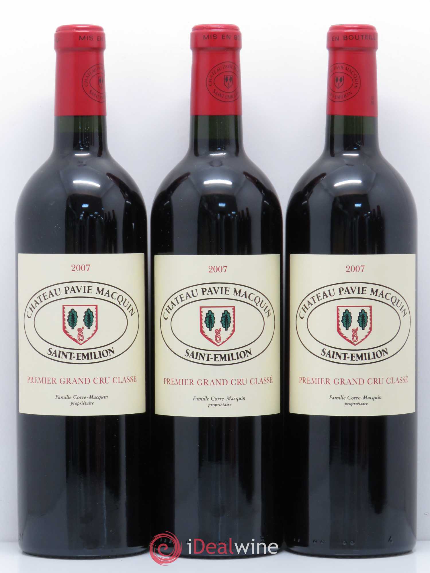 Château Pavie Macquin 1er Grand Cru Classé B 2007 - Lot de 6 bouteilles - 1