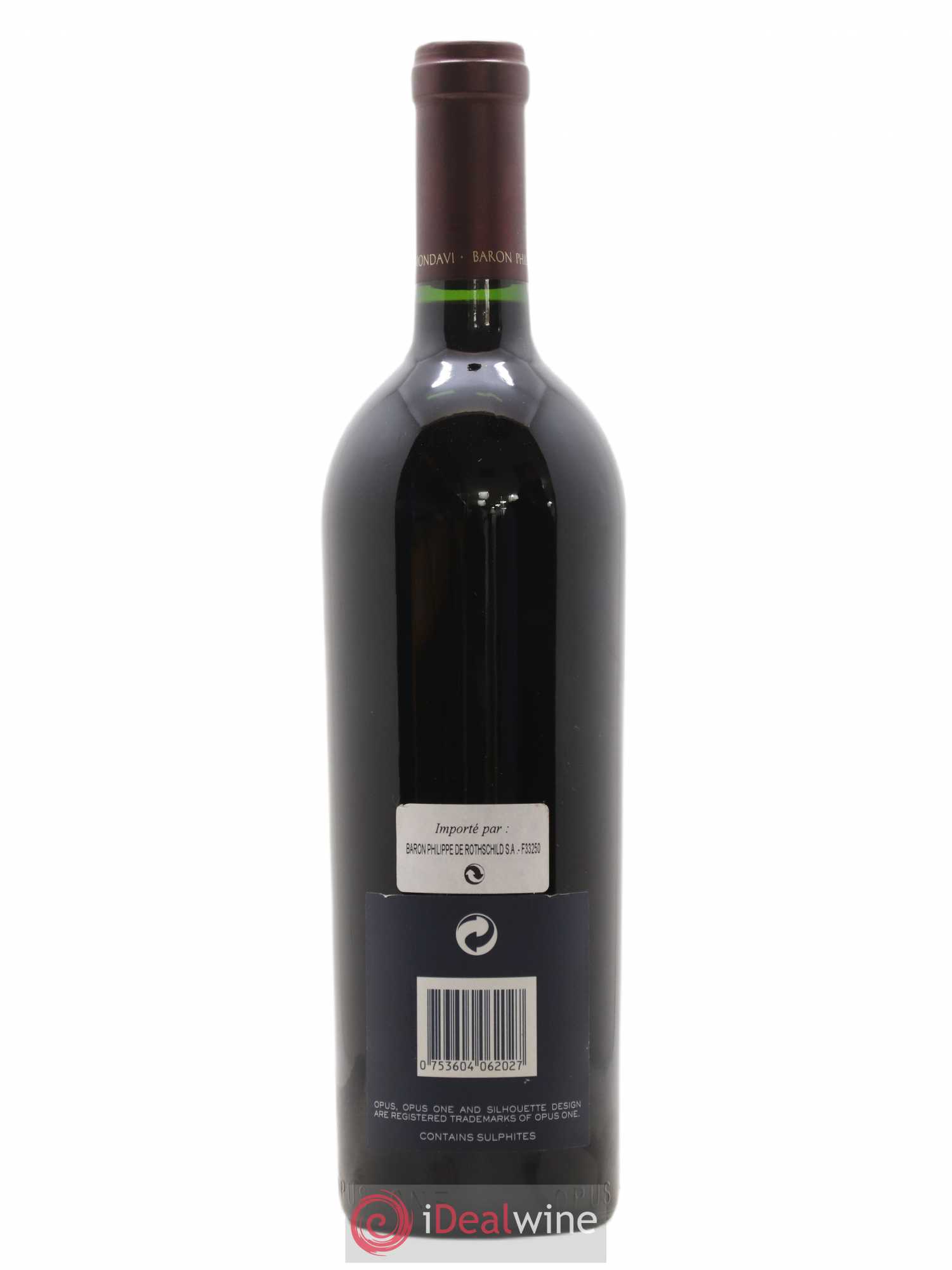 Napa Valley Opus One Robert Mondavi 2002 - Lot of 1 bottle - 1