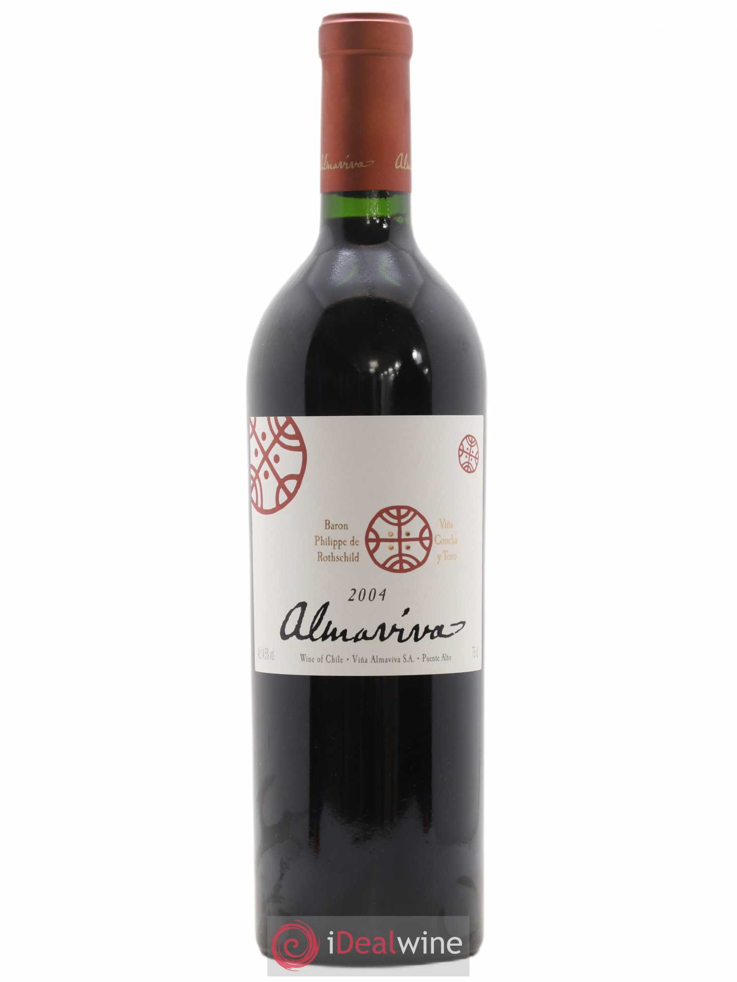Chili Almaviva Baron P. de Rothschild Concha y Toro 2004 - Lot de 1 bouteille - 0