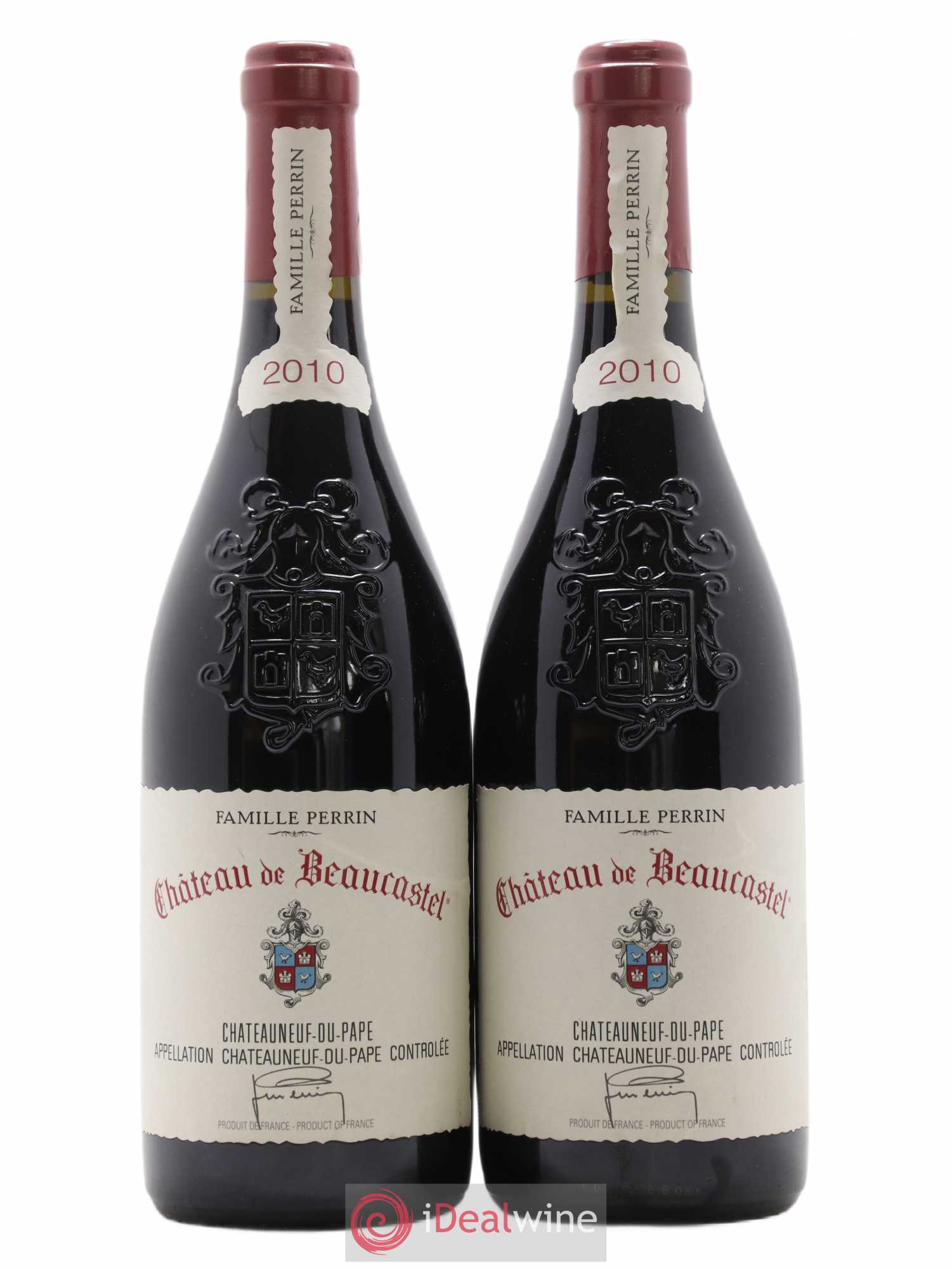 Châteauneuf-du-Pape Château de Beaucastel Famille Perrin 2010 - Lot de 2 bouteilles - 0