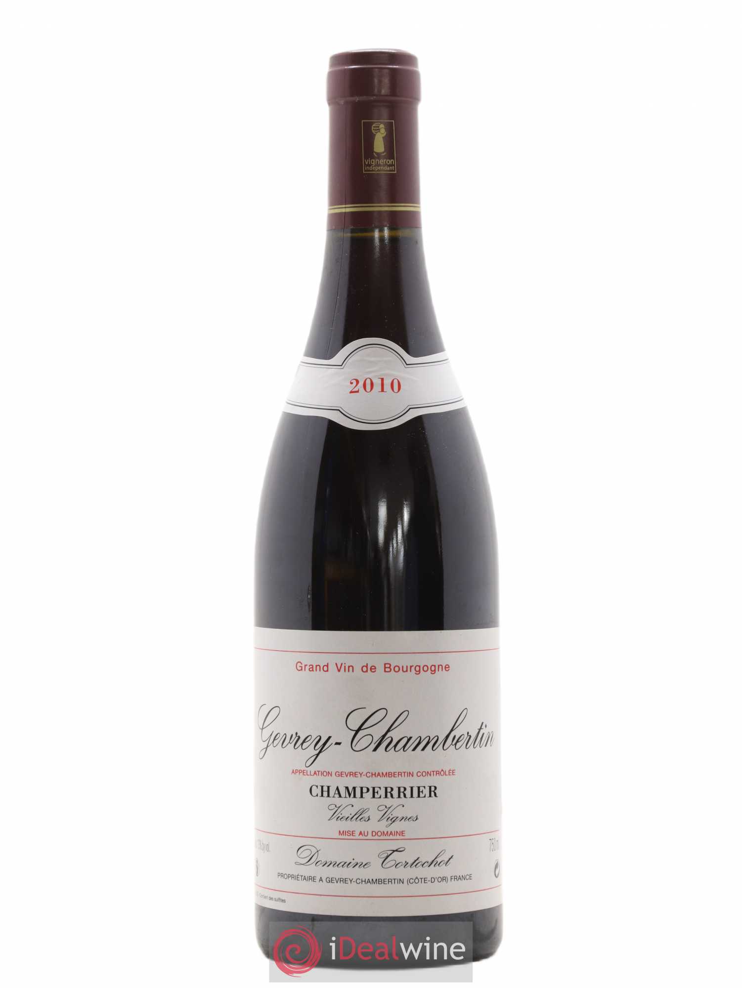 Gevrey-Chambertin Champerrier Vieilles Vignes Domaine Tortochot 2010 - Posten von 1 Flasche - 0