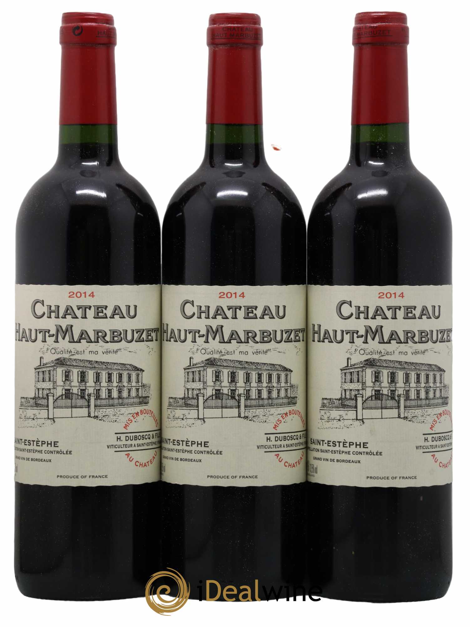 Château Haut Marbuzet 2014 - Lot de 3 bouteilles - 0
