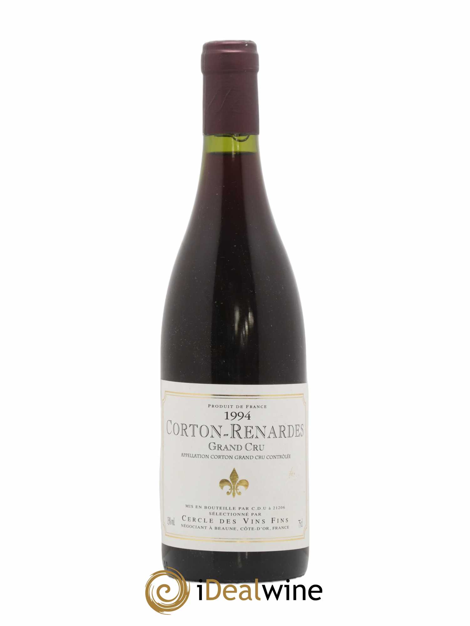 Corton Grand Cru Renardes Selection Cercle des Vins Fins 1994 - Posten von 1 Flasche - 0