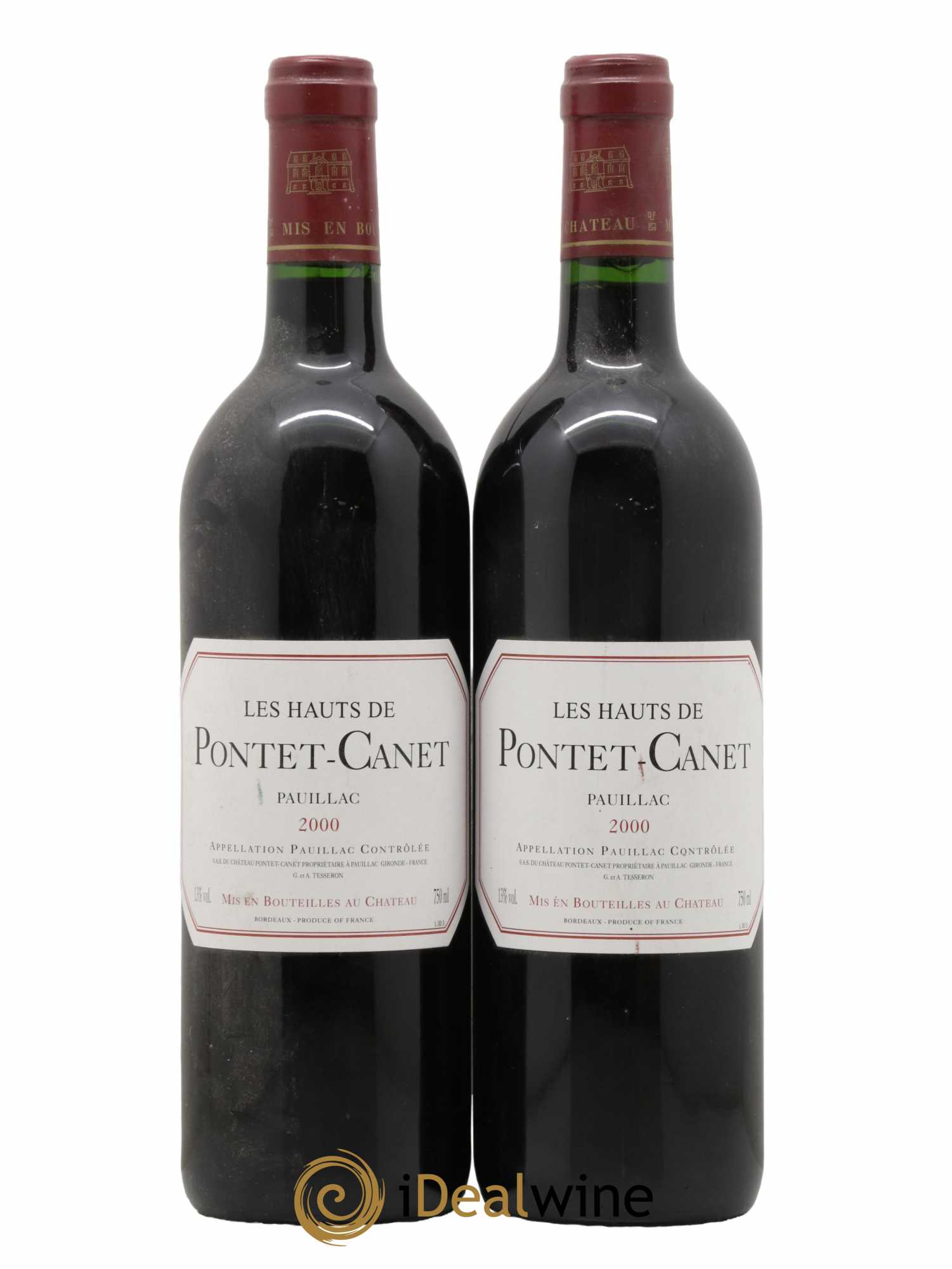 Les Hauts de Pontet-Canet Second Vin 2000 - Lot de 2 bouteilles - 0