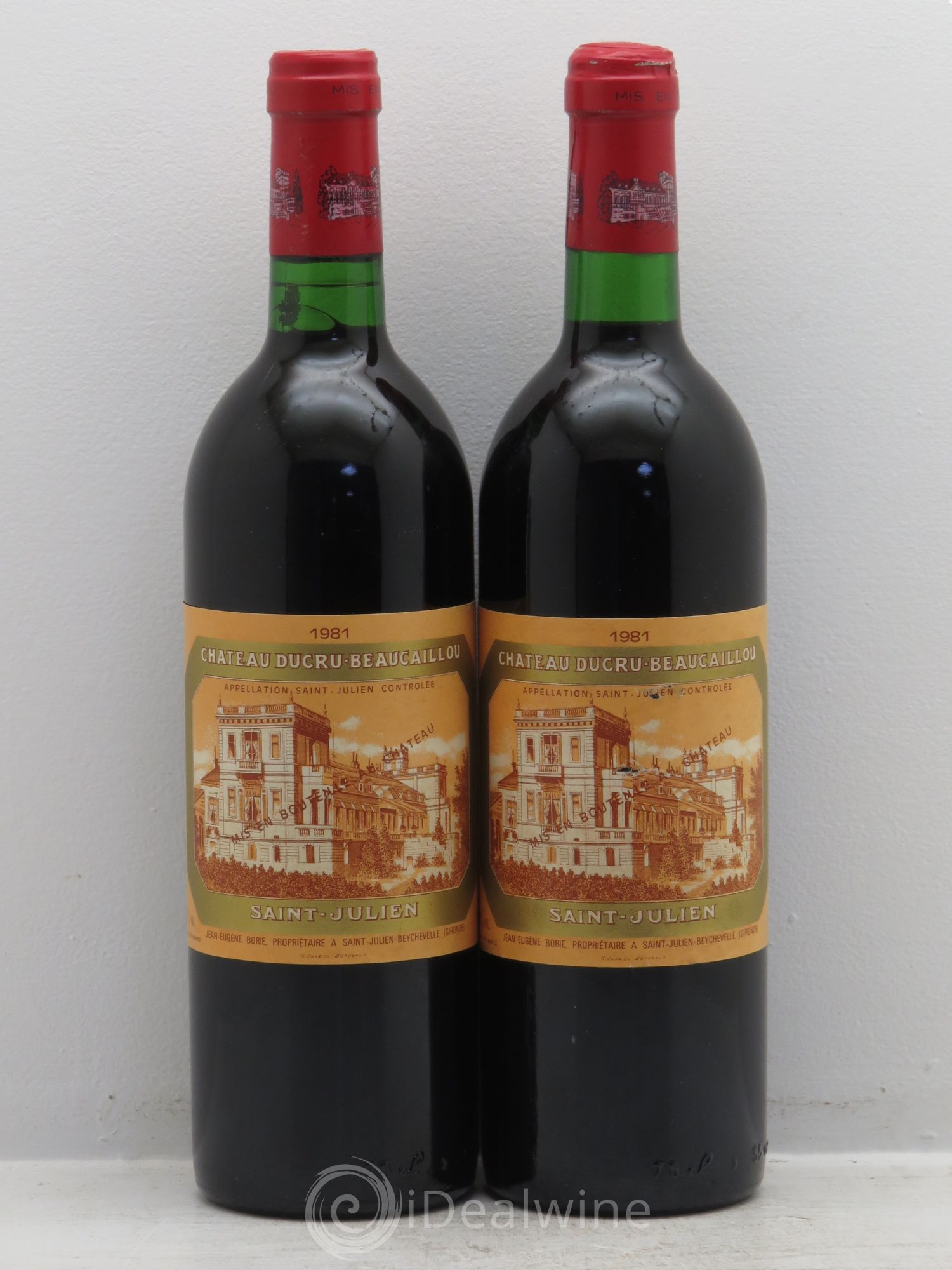 Château Ducru Beaucaillou 2ème Grand Cru Classé 1981 - Lot de 2 bouteilles - 0
