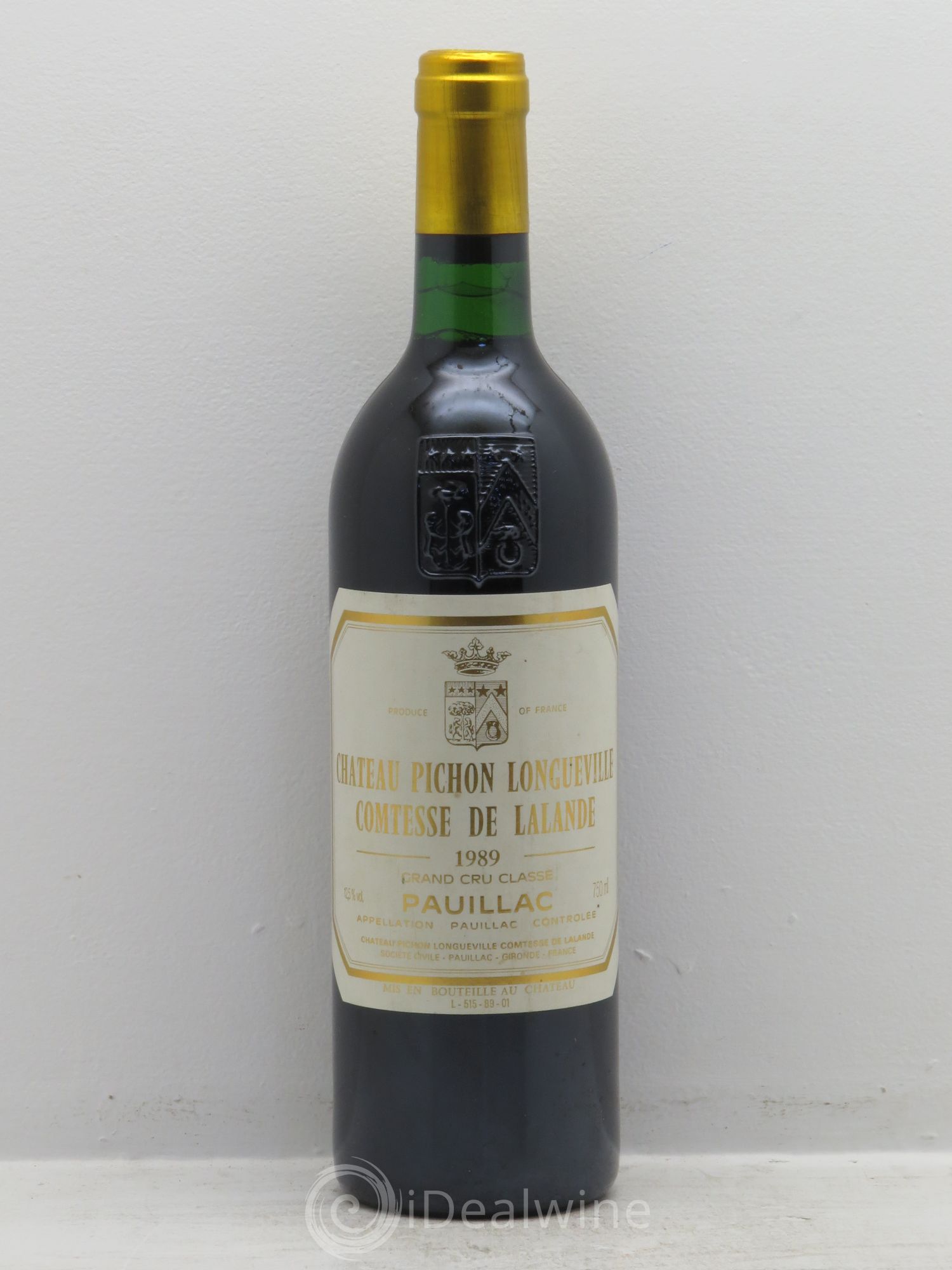 Château Pichon Longueville Comtesse de Lalande 2ème Grand Cru Classé 1989 - Lot de 1 bouteille - 0