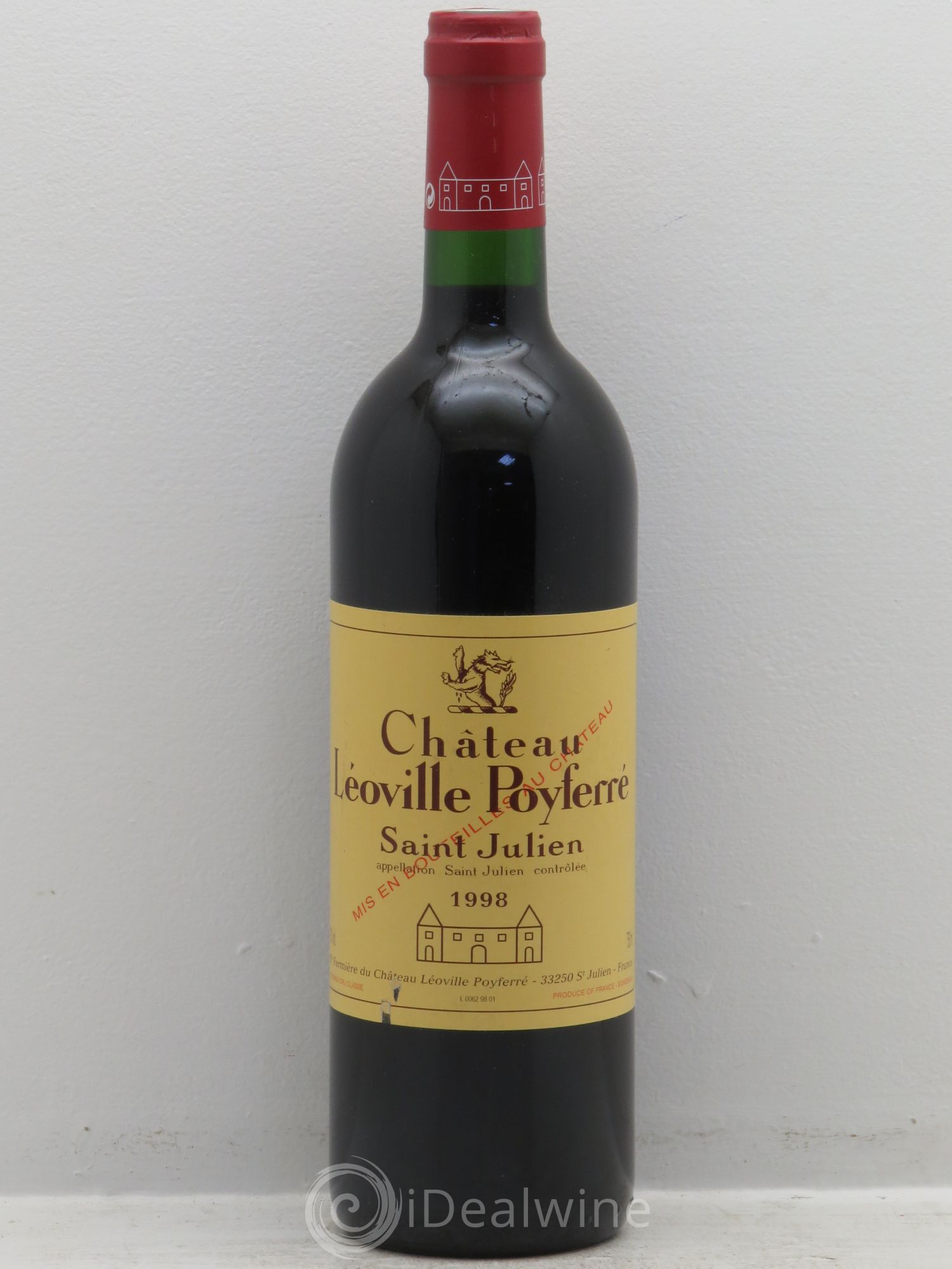 Château Léoville Poyferré 2ème Grand Cru Classé 1998 - Lot de 6 bouteilles - 0