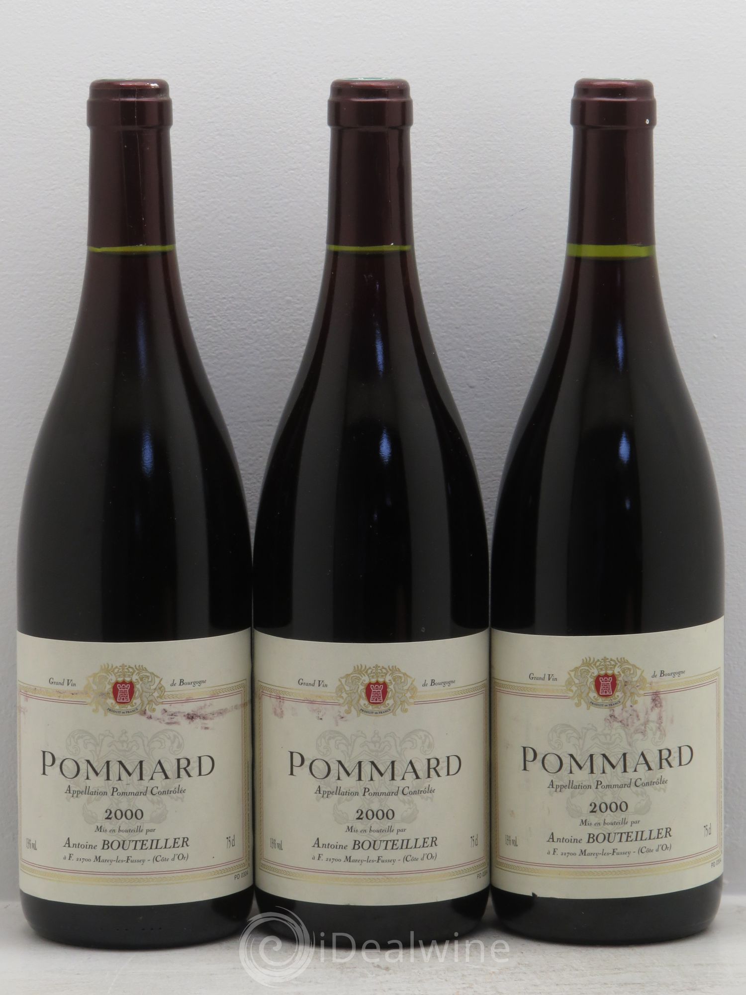Pommard Bouteiller 2000 - Lot de 3 bouteilles - 0
