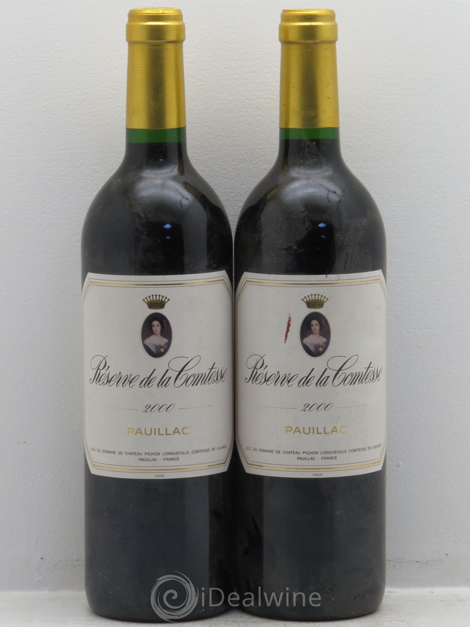 Réserve de la Comtesse Second Vin 2000 - Lot de 2 bouteilles - 0