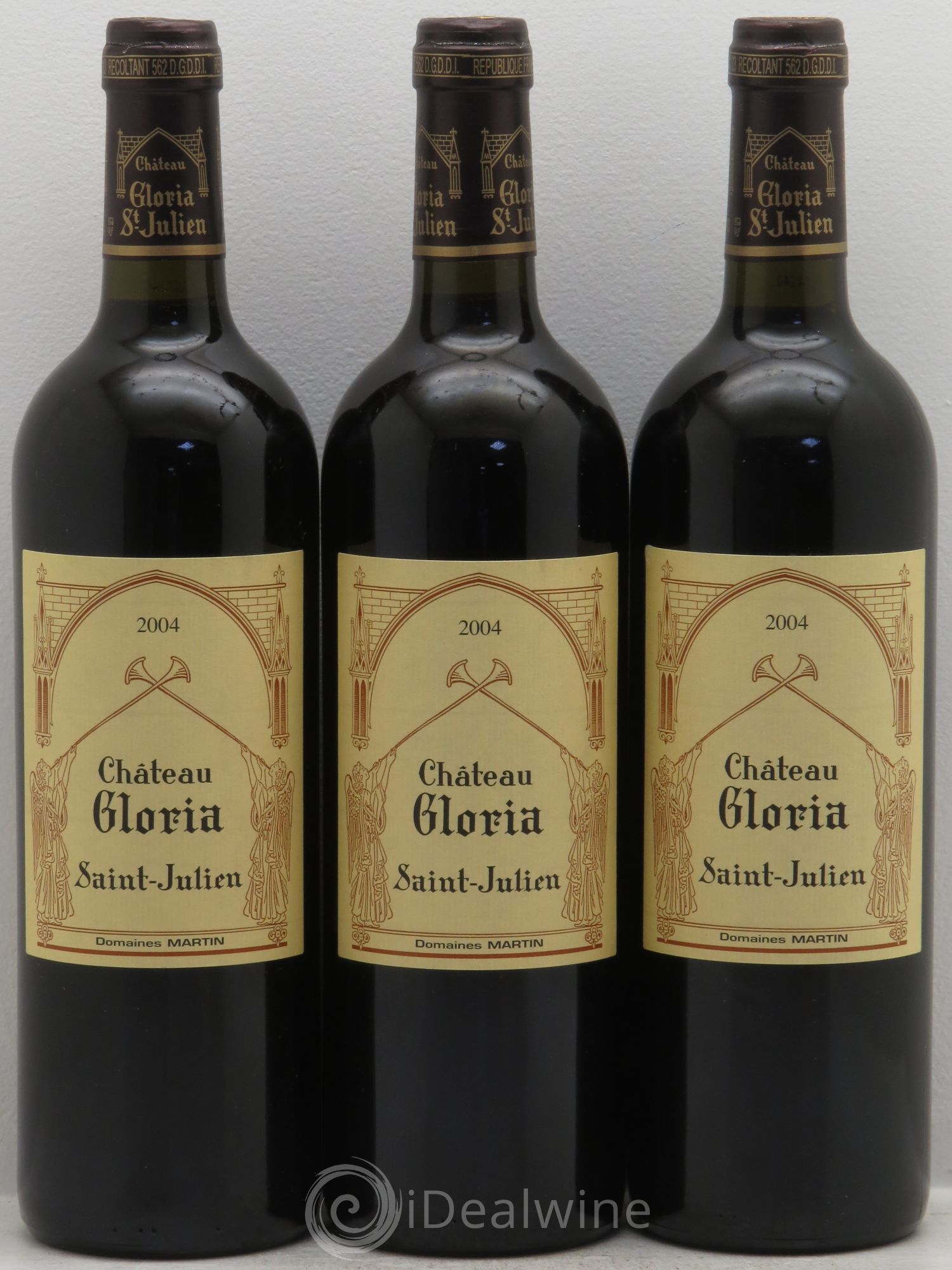 Château Gloria 2004 - Lot de 3 bouteilles - 0