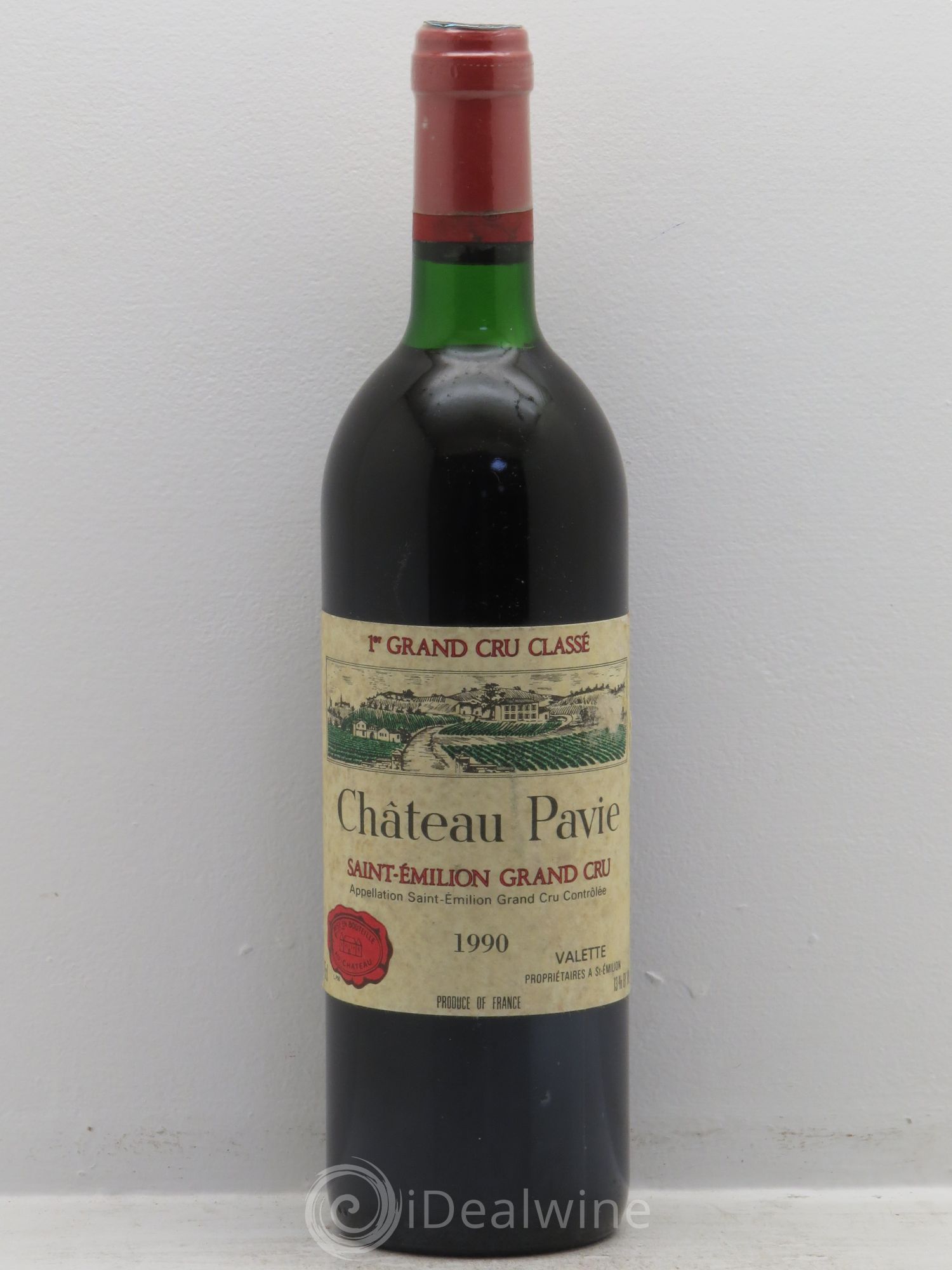 Château Pavie 1er Grand Cru Classé A 1990 - Lot de 1 bouteille - 0