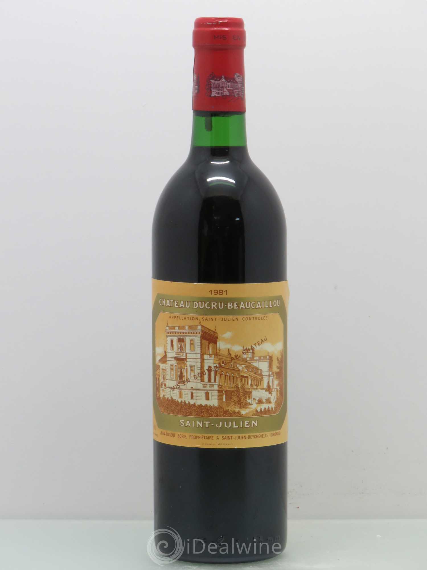 Château Ducru Beaucaillou 2ème Grand Cru Classé 1981 - Lot de 1 bouteille - 0