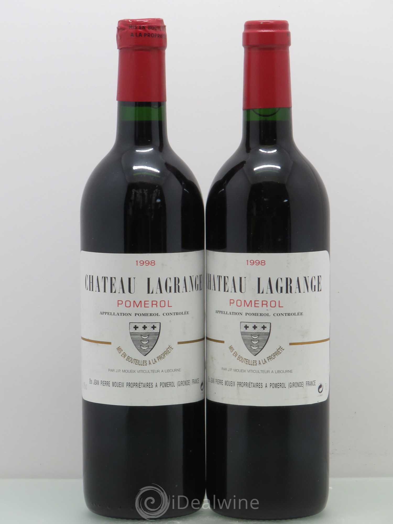 Château Lagrange à Pomerol 1998 - Lot de 2 bouteilles - 0