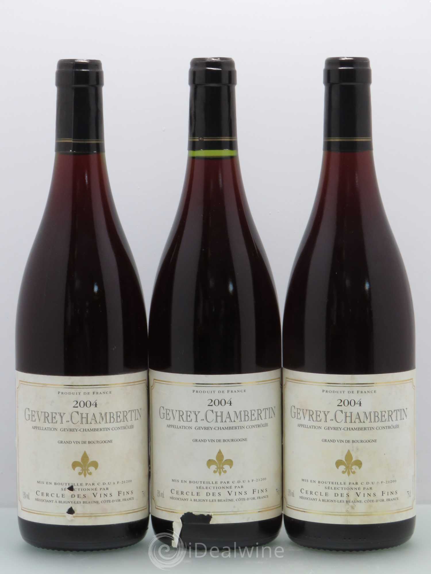 Gevrey-Chambertin 2004 - Posten von 3 Flaschen - 0