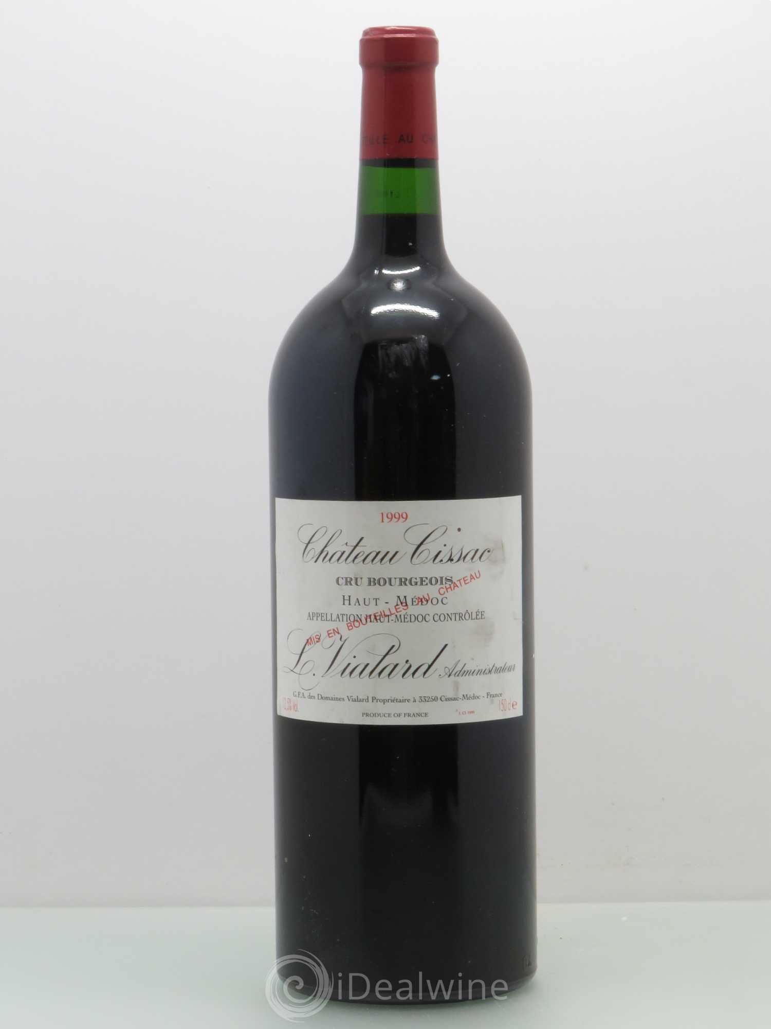 Château Cissac Cru Bourgeois 1999 - Lot de 1 magnum - 0