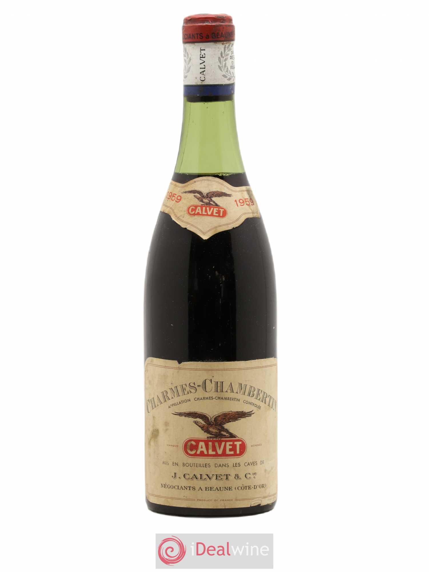 Charmes-Chambertin Grand Cru Calvet 1959 - Lot de 1 bouteille - 0