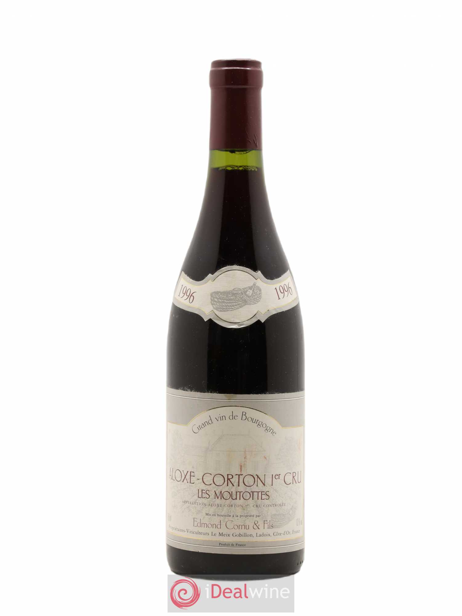 Aloxe-Corton 1er Cru Les Moutottes Cornu 1996 - Posten von 1 Flasche - 0