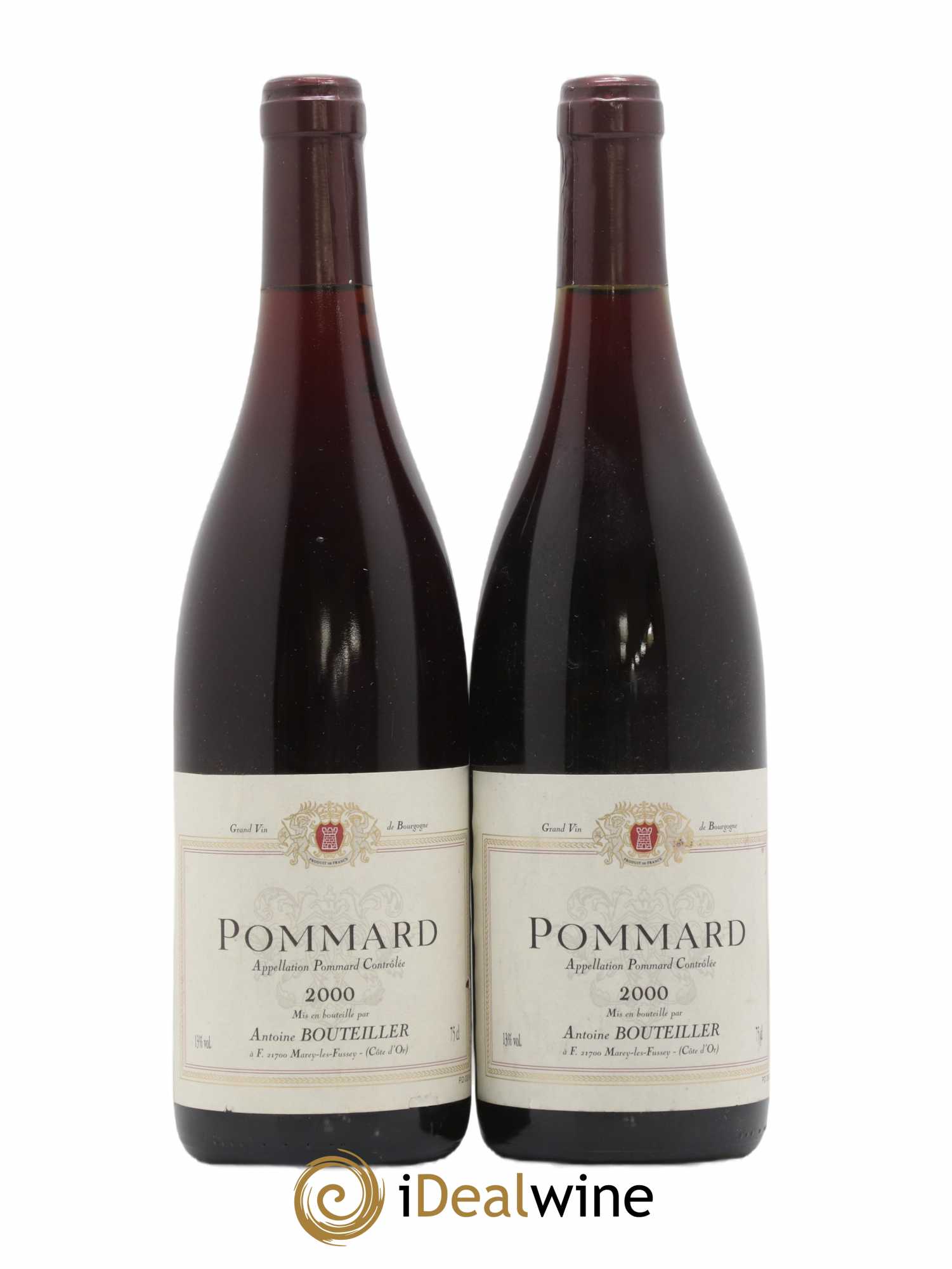 Pommard Antoine Boûteiller 2000 - Lot de 2 bouteilles - 0