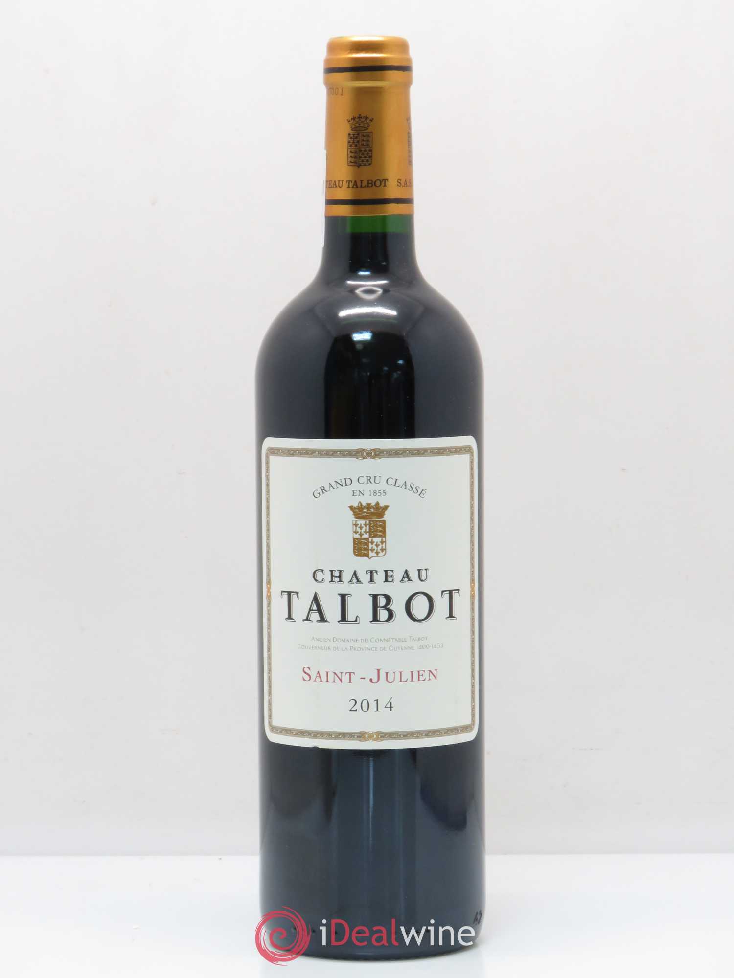 Château Talbot 4ème Grand Cru Classé 2014 - Lot de 1 bouteille - 0