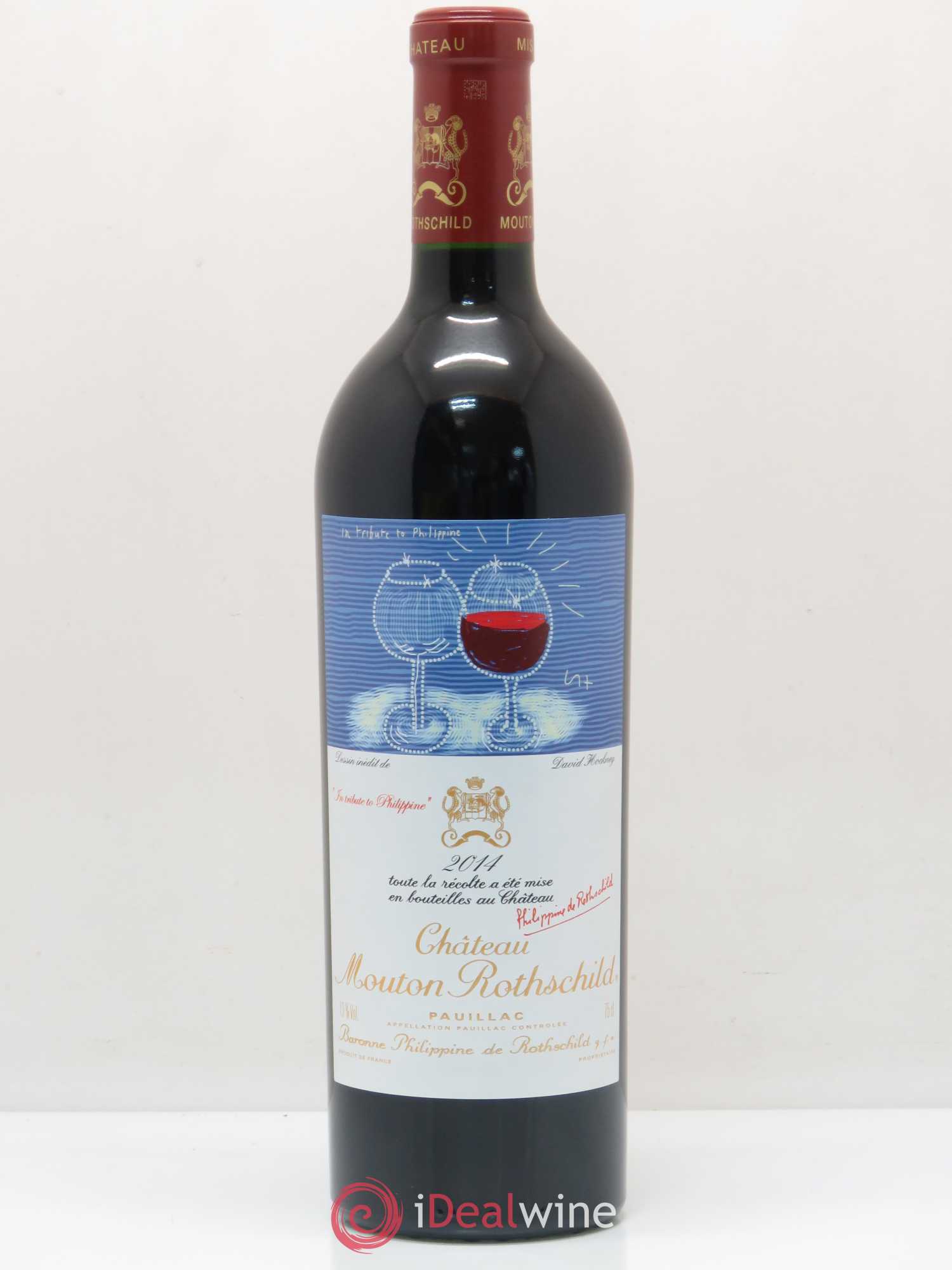 Château Mouton Rothschild 1er Grand Cru Classé 2014 - Lot de 1 bouteille - 0