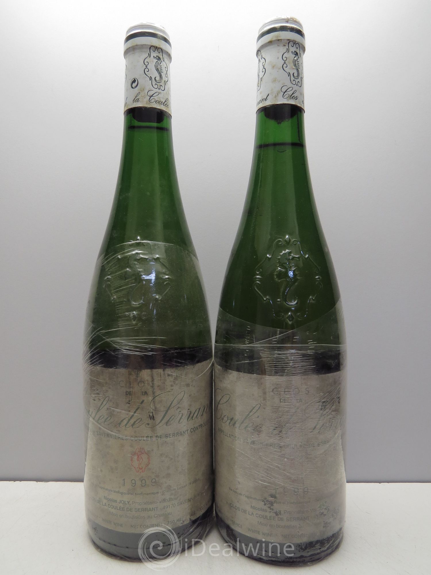 Savennières Clos de la Coulée de Serrant Vignobles de la Coulée de Serrant - Nicolas Joly 1999 - Lot de 2 bouteilles - 0