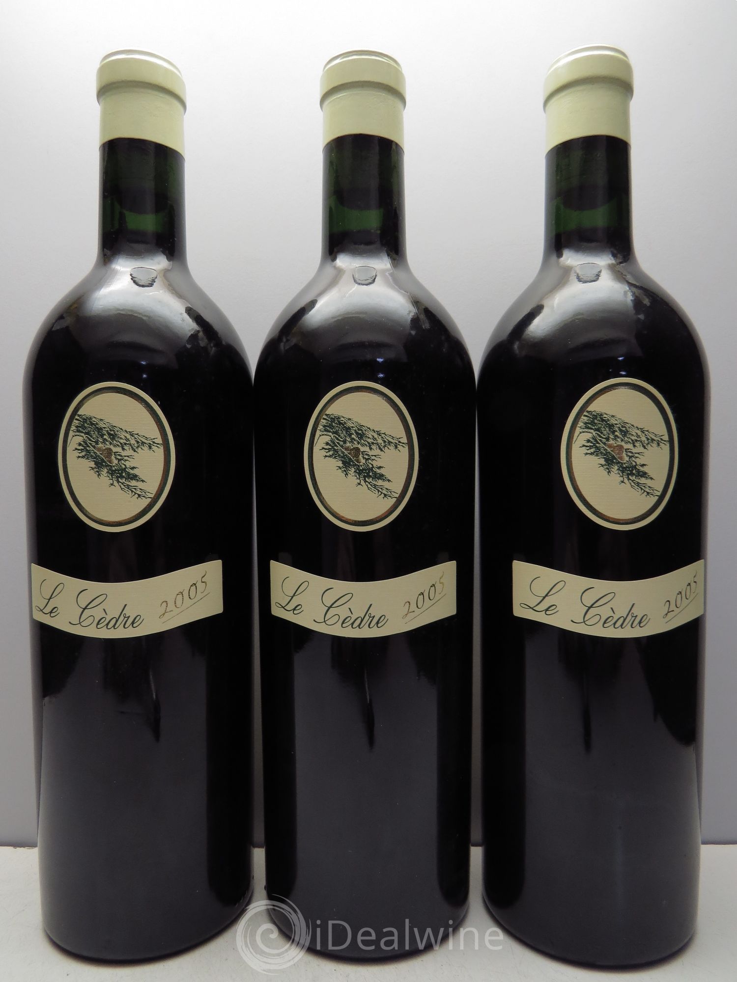 Cahors Château du Cèdre GC Pascal et Jean-Marc Verhaeghe 2005 - Lot de 3 bouteilles - 0