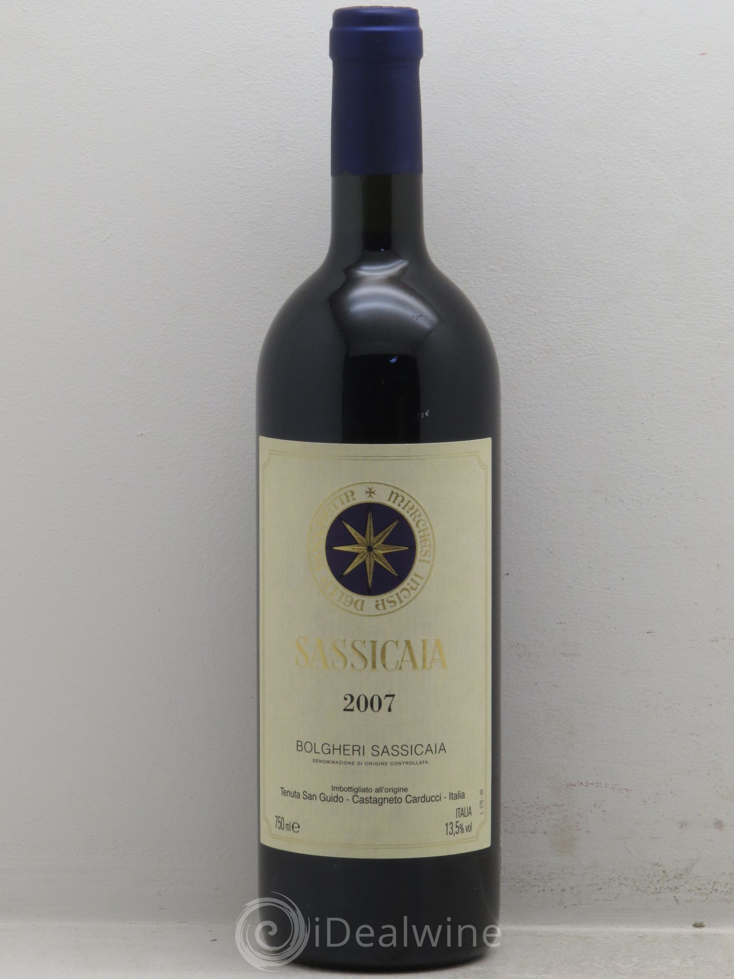 Bolgheri DOC Sassicaia Tenuta San Guido 2007 - Lot de 1 bouteille - 0