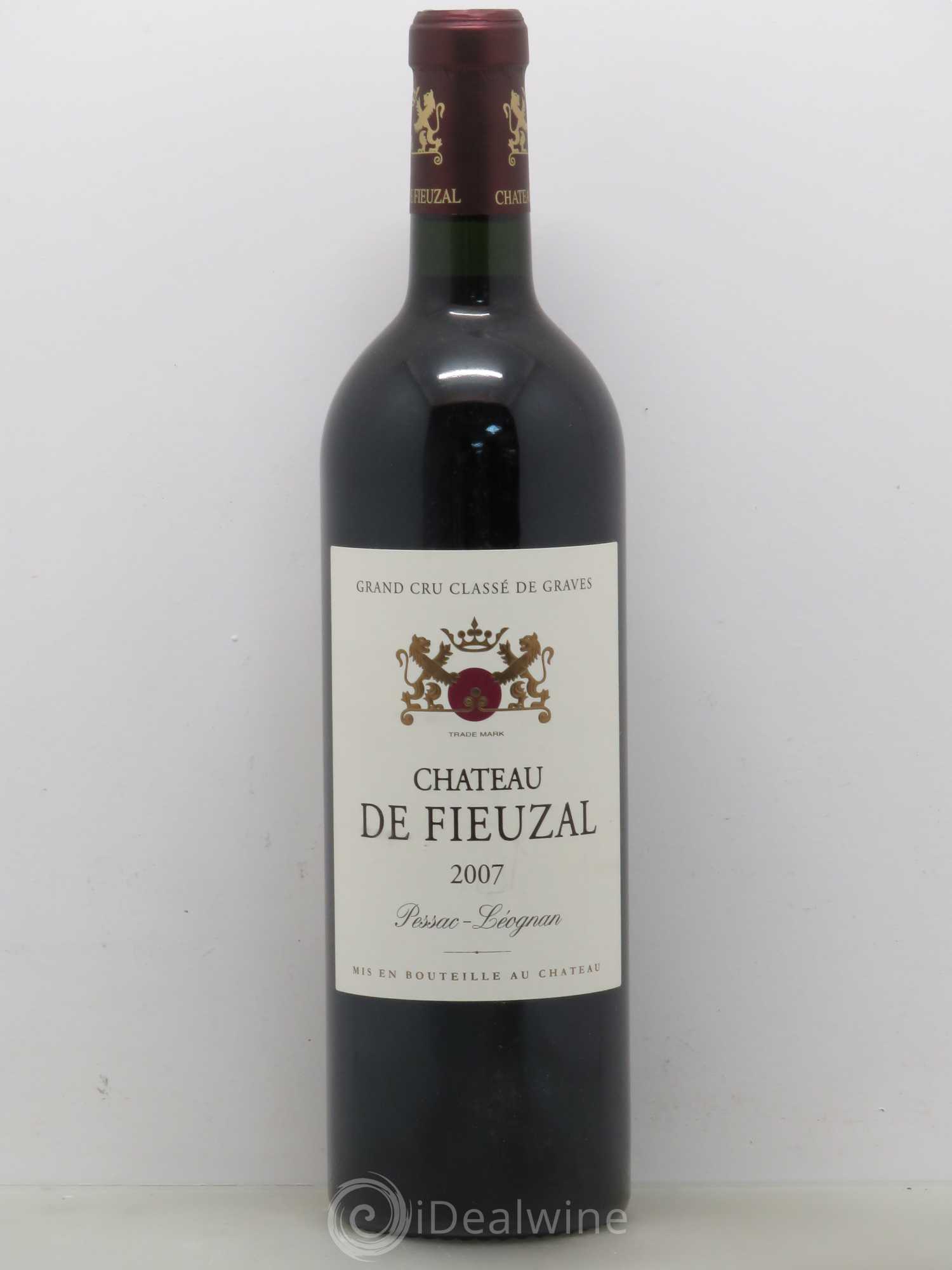 Château de Fieuzal Cru Classé de Graves 2007 - Lot de 1 bouteille - 0