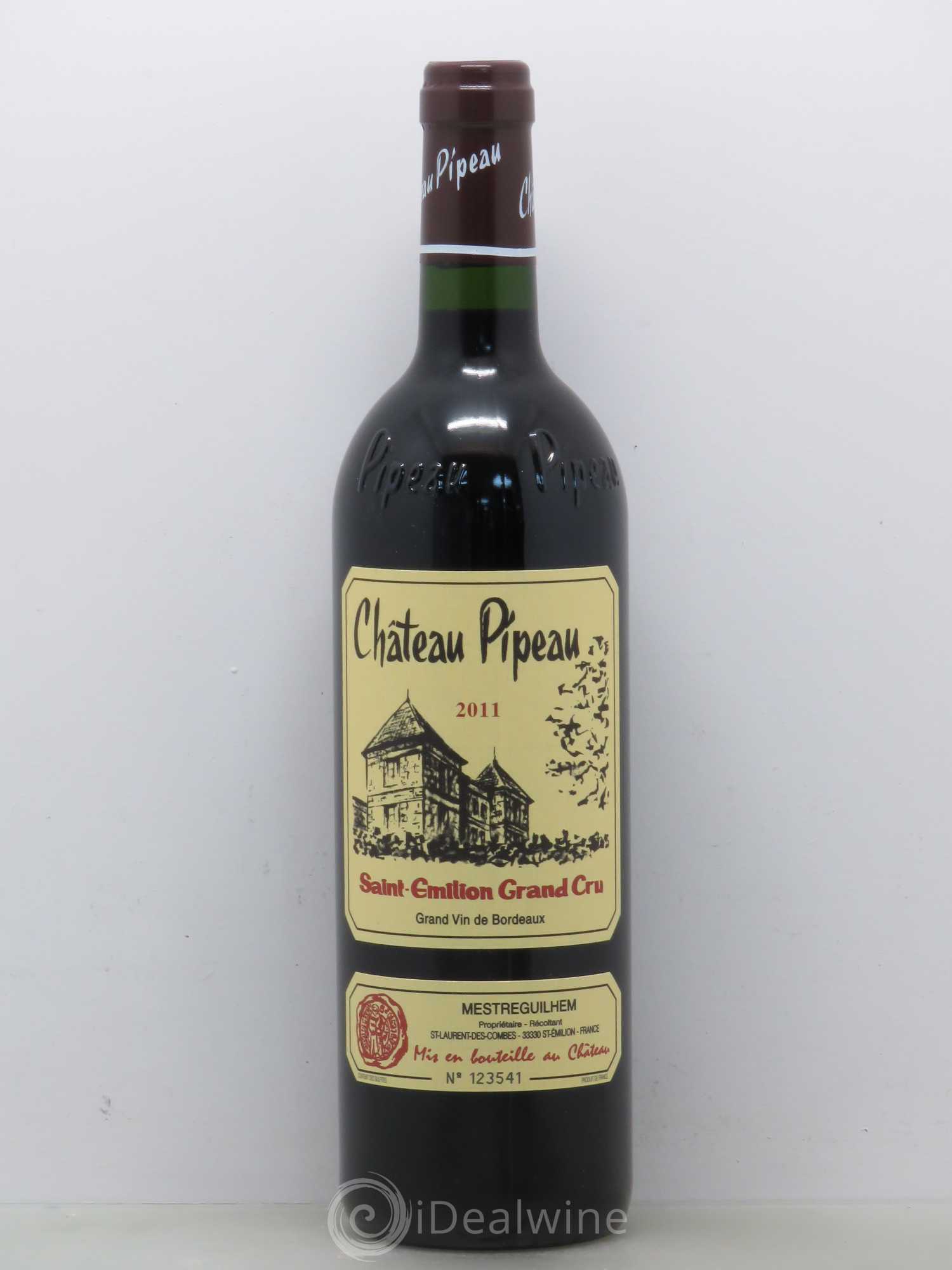 Château Pipeau 2011 - Lot de 1 bouteille - 0