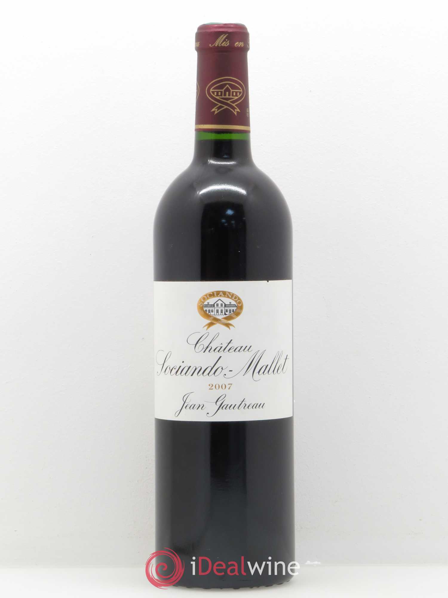 Château Sociando Mallet 2007 - Lot de 1 bouteille - 0