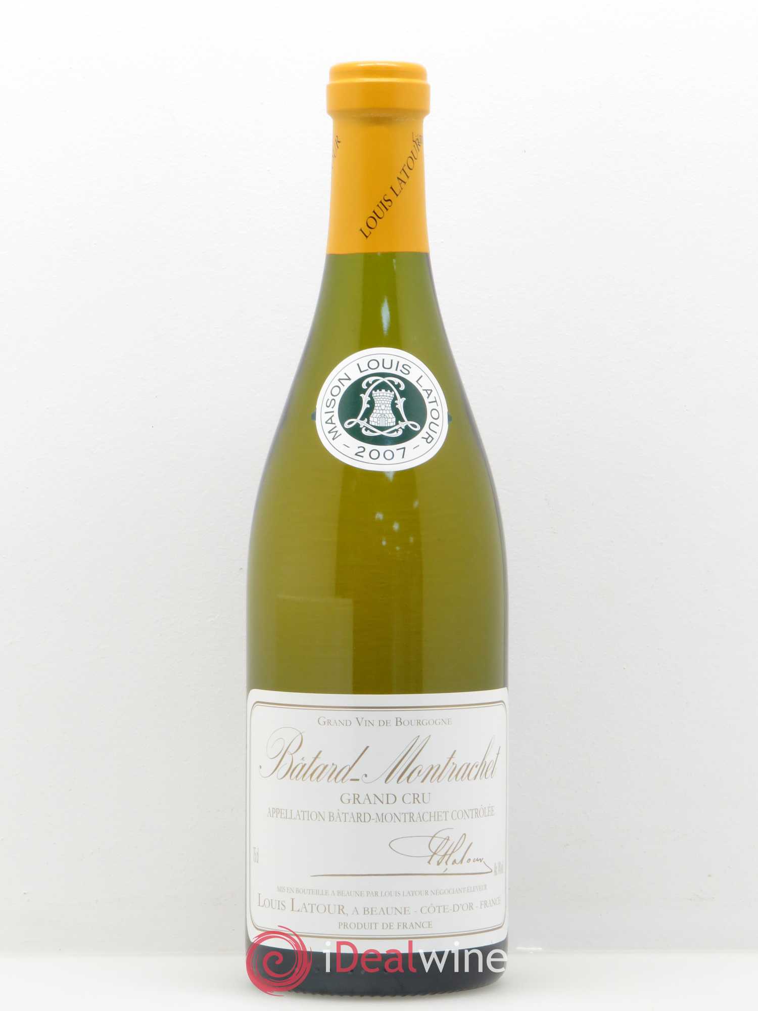 Bâtard-Montrachet Grand Cru Louis Latour 2007 - Lot de 1 bouteille - 0