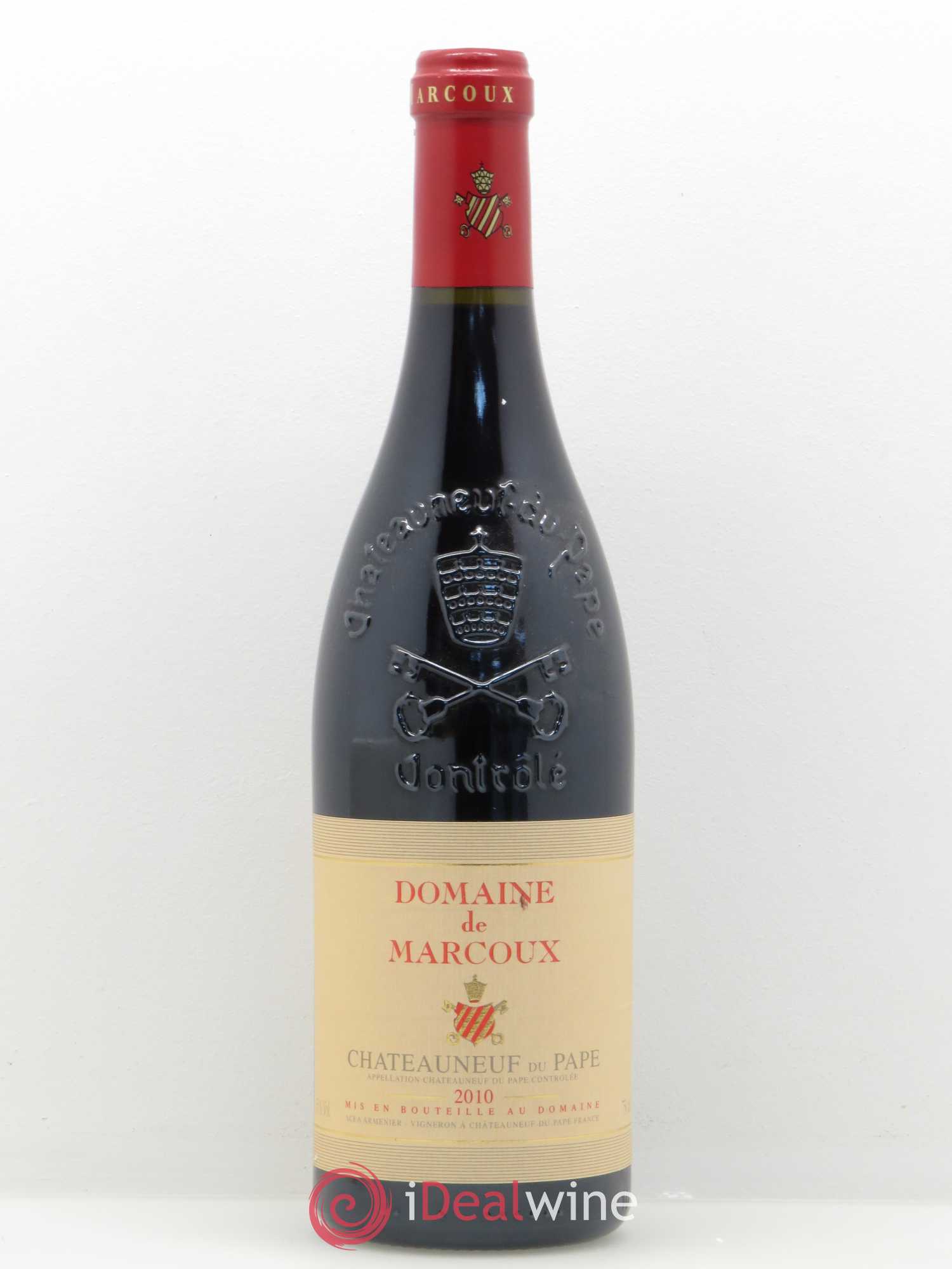 Châteauneuf-du-Pape Domaine de Marcoux 2010 - Posten von 1 Flasche - 0