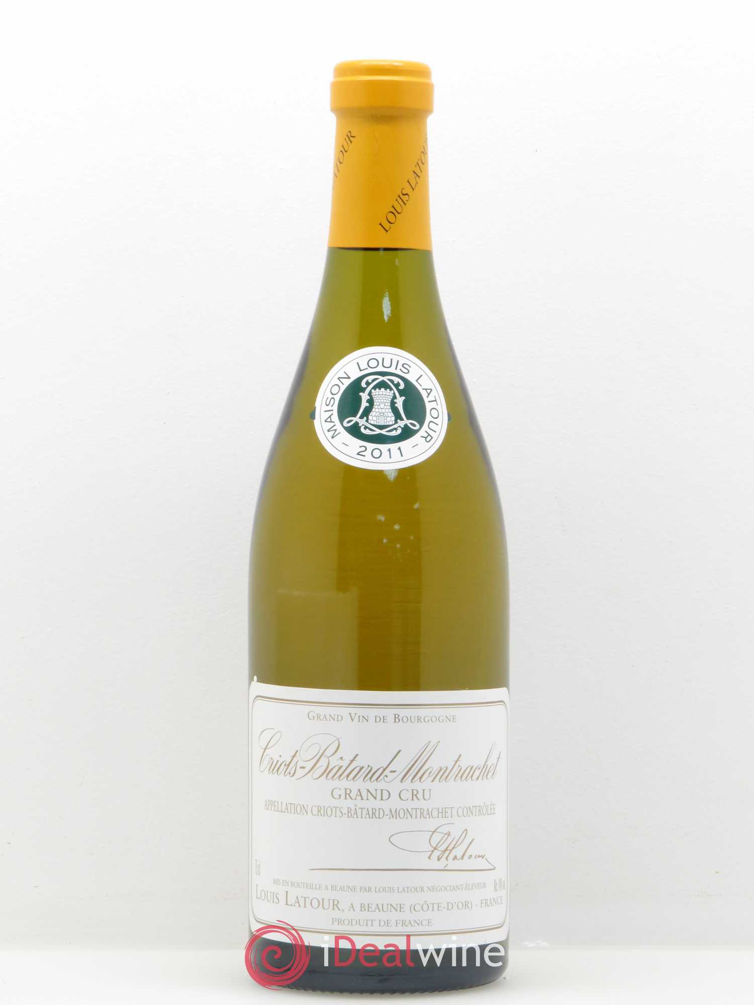 Criots-Bâtard-Montrachet Grand Cru Louis Latour 2011 - Lot de 1 bouteille - 0
