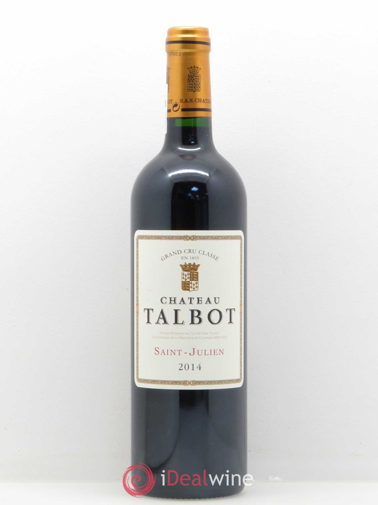 Château Talbot 4ème Grand Cru Classé 2014 - Lot de 1 bouteille - 0