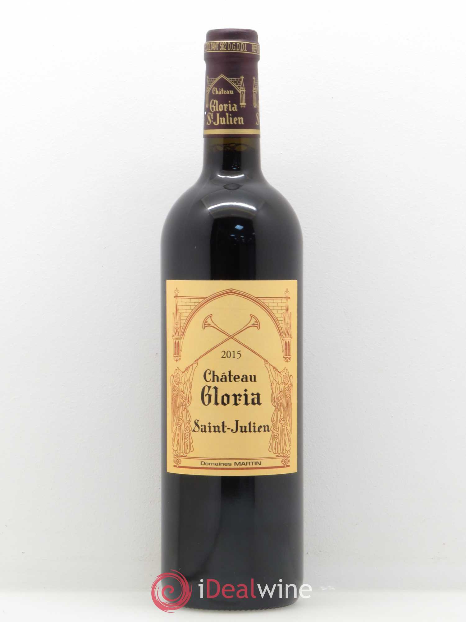 Château Gloria 2015 - Lot de 1 bouteille - 0