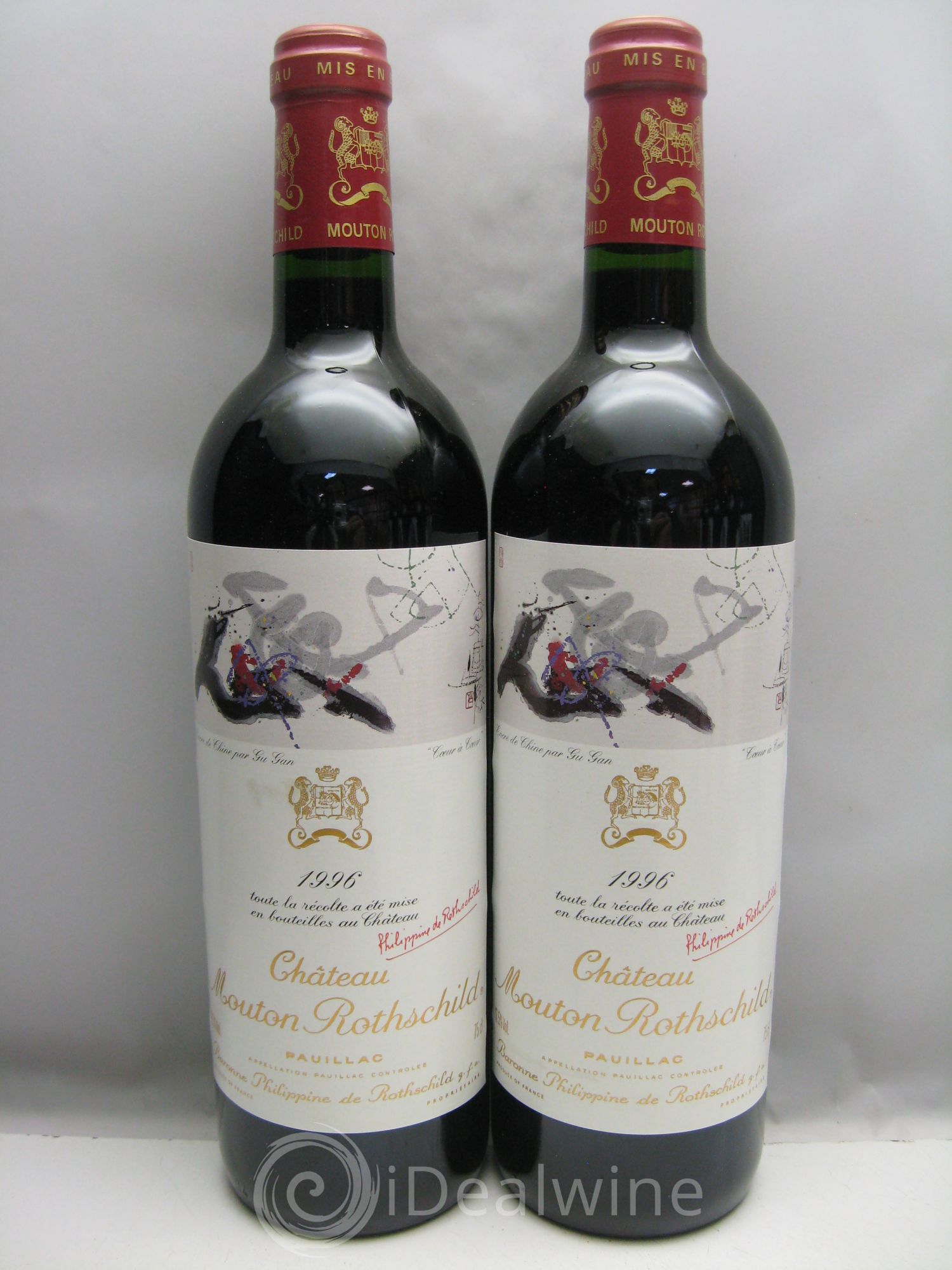 Château Mouton Rothschild 1er Grand Cru Classé 1996 - Lot de 12 bouteilles - 2
