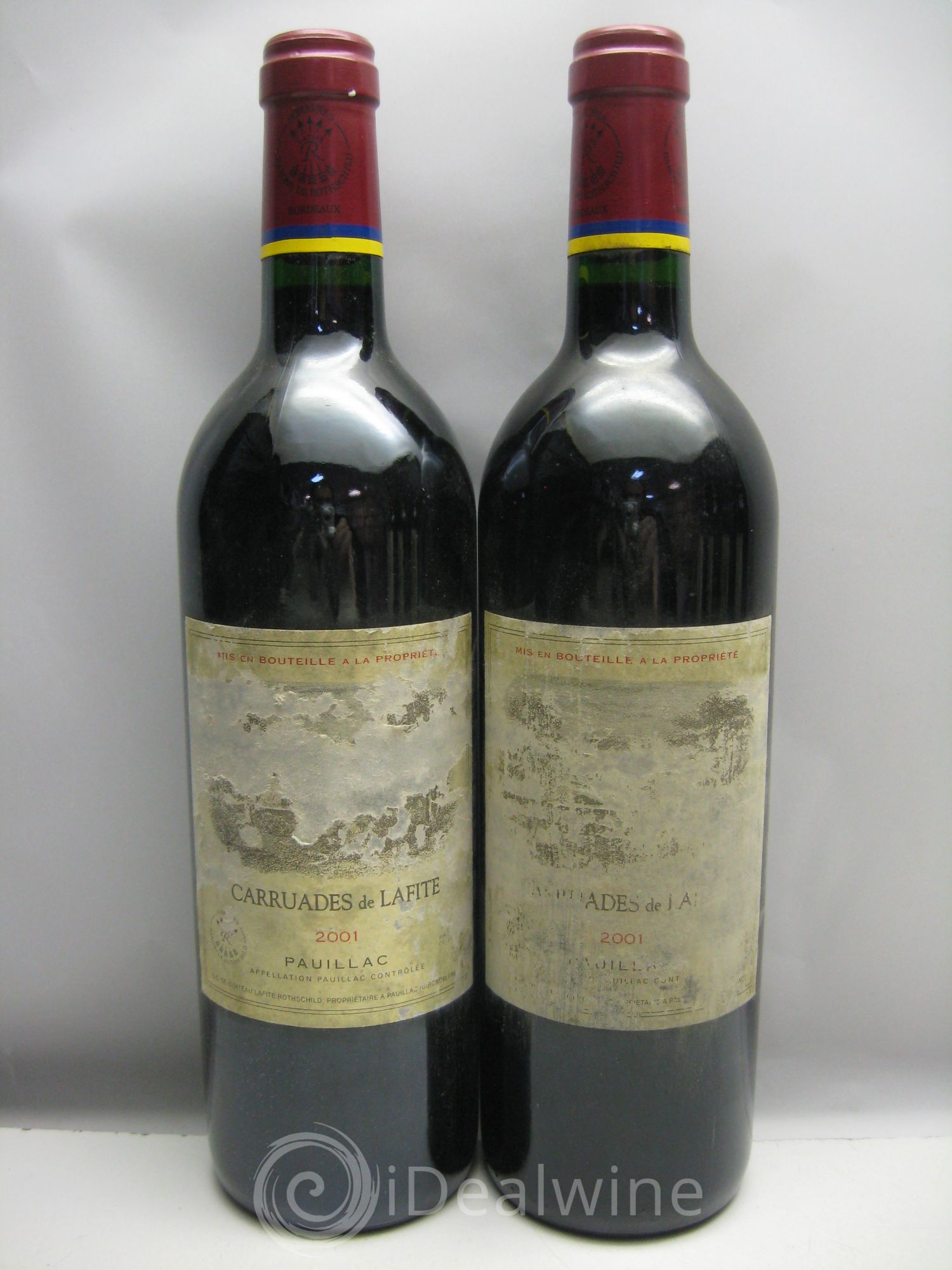Carruades de Lafite Rothschild Second Vin 2001 - Lot de 6 bouteilles - 0