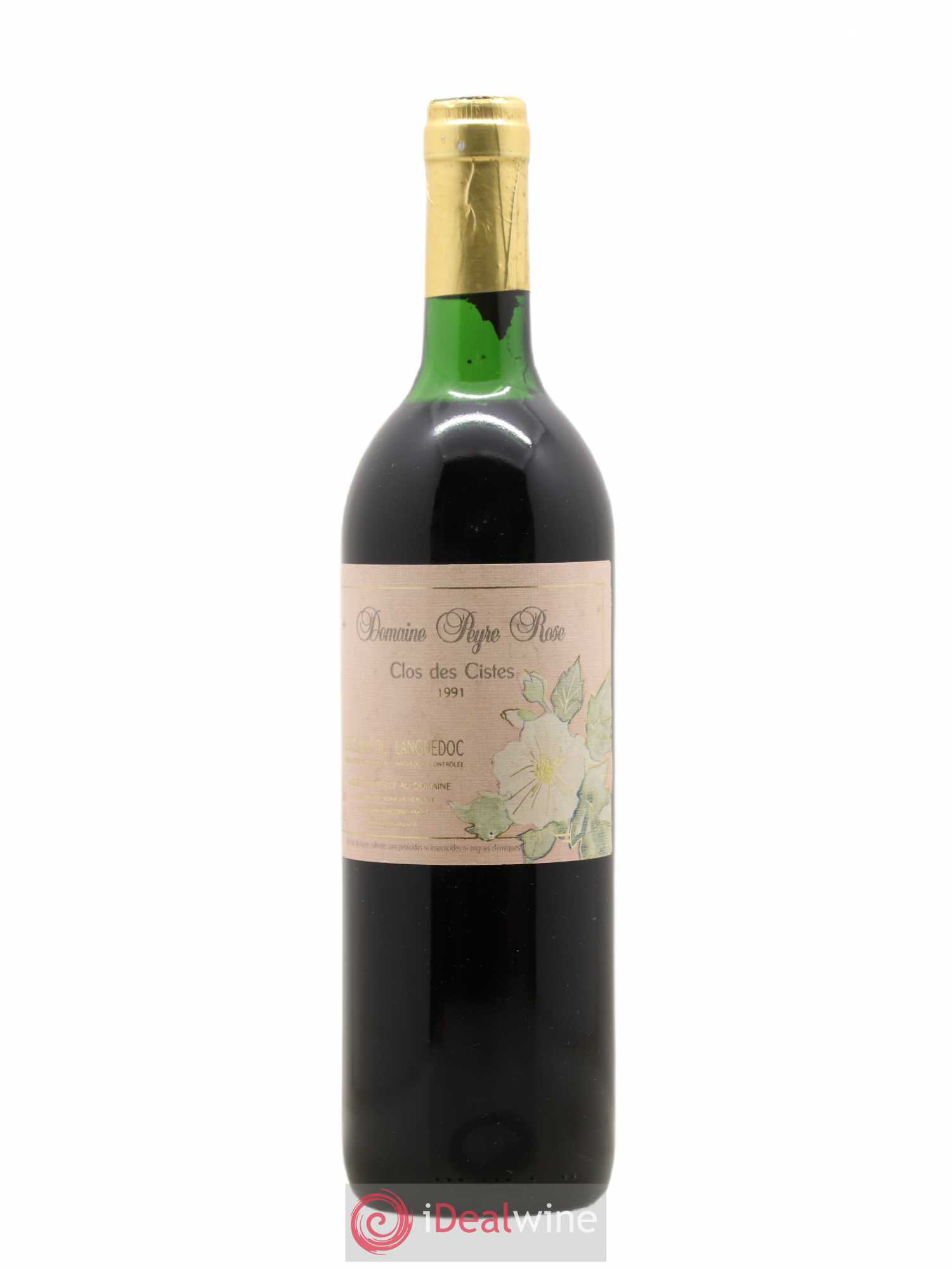 Vin de France (anciennement Coteaux du Languedoc) Domaine Peyre Rose Les Cistes Marlène Soria (sans prix de réserve) 1991 - Lot de 1 bouteille - 0