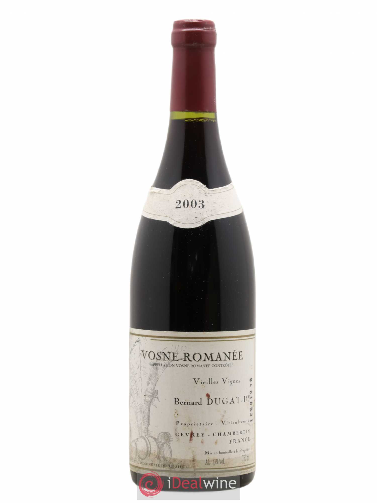 Vosne-Romanée Vieilles Vignes Dugat-Py (sans prix de réserve) 2003 - Lot de 1 bouteille - 0