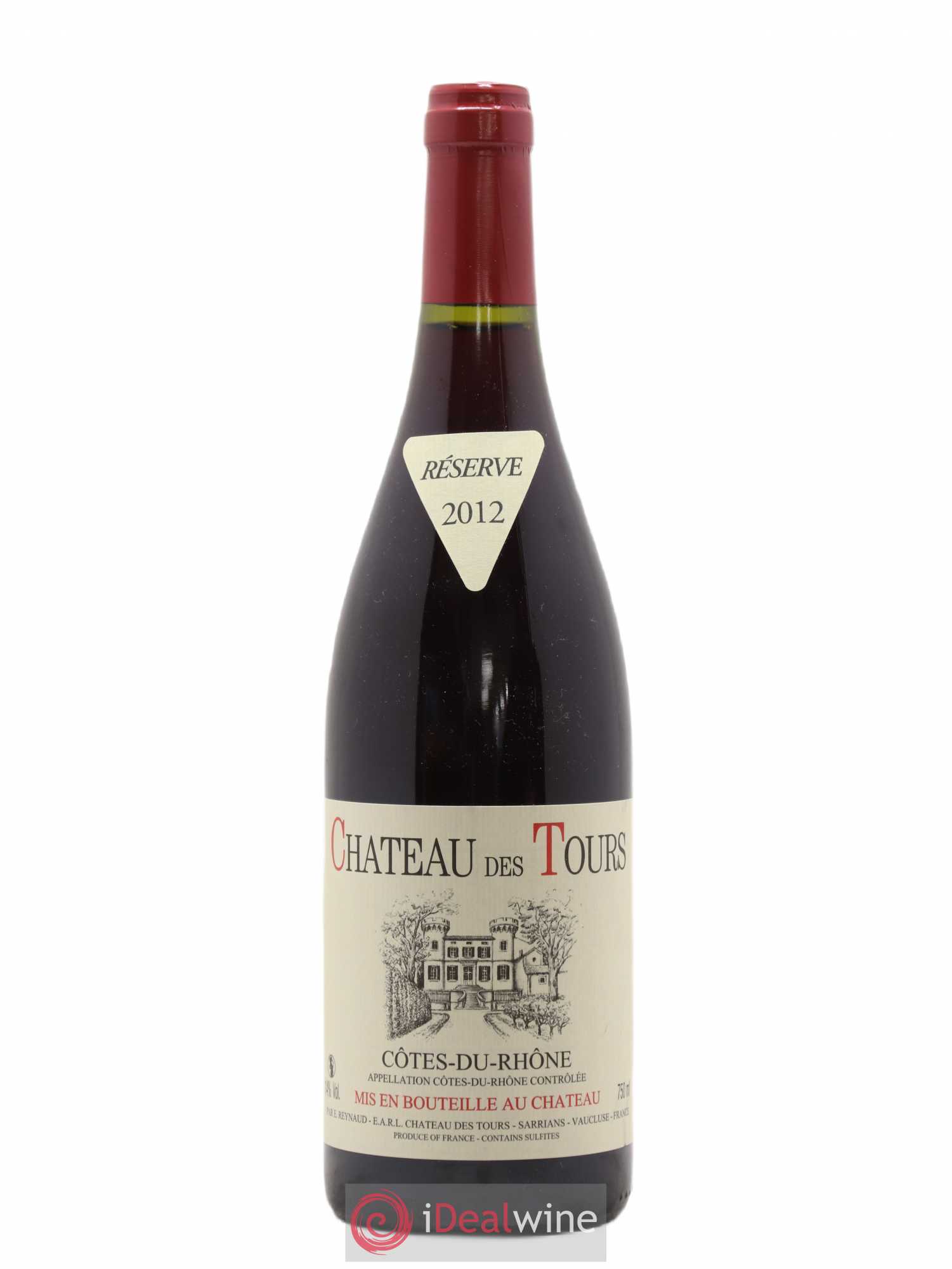 Côtes-du-Rhône Château des Tours Emmanuel Reynaud (sans prix de réserve) 2012 - Lot de 1 bouteille - 0