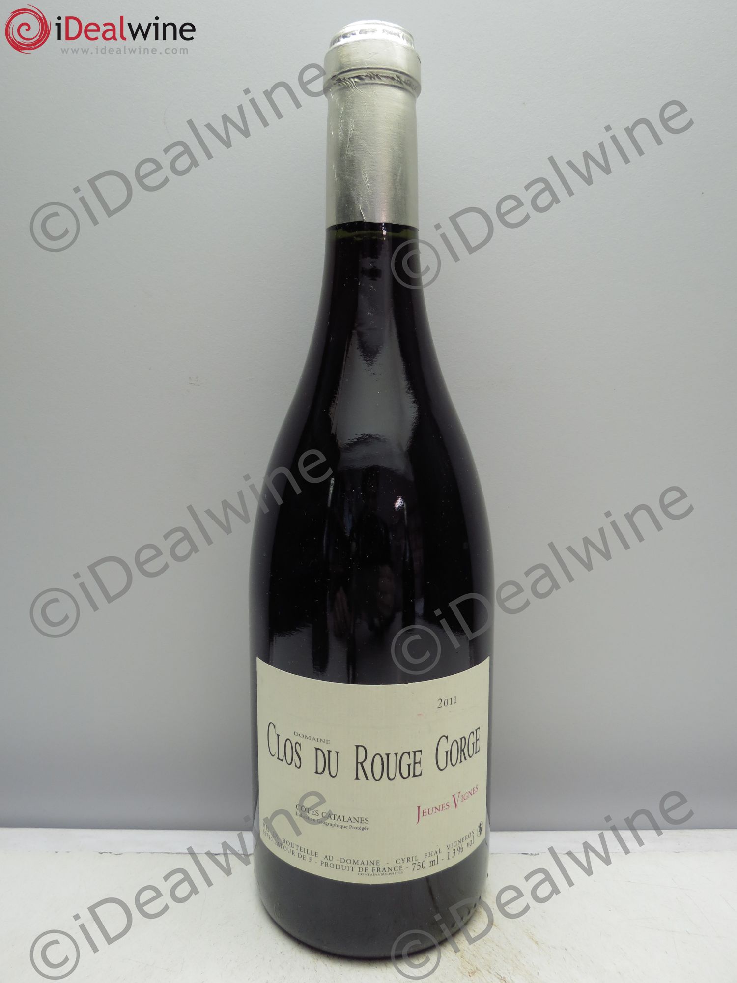 Divers Vin de Pays des Côtes Catalanes Clos du Rouge Gorge Vieilles Vignes 2011 - Posten von 1 Flasche - 0