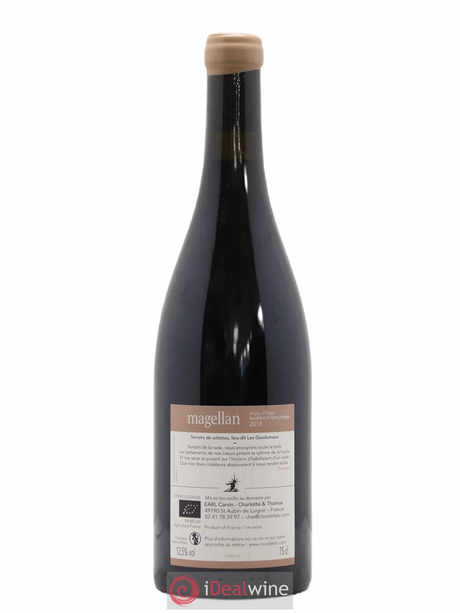 Anjou Magellan Terre de l'Elu (sans prix de réserve) 2015 - Posten von 1 Flasche - 1