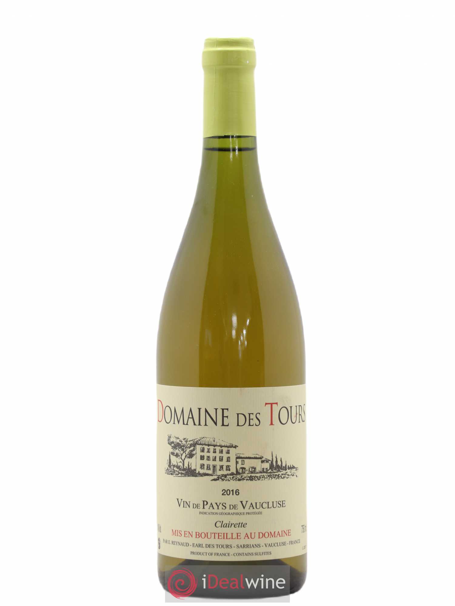 Vaucluse (Vin de Pays de Vaucluse) Domaine des Tours Emmanuel Reynaud (senza prezzo di riserva) 2016 - Lotto di 1 bottiglia - 0