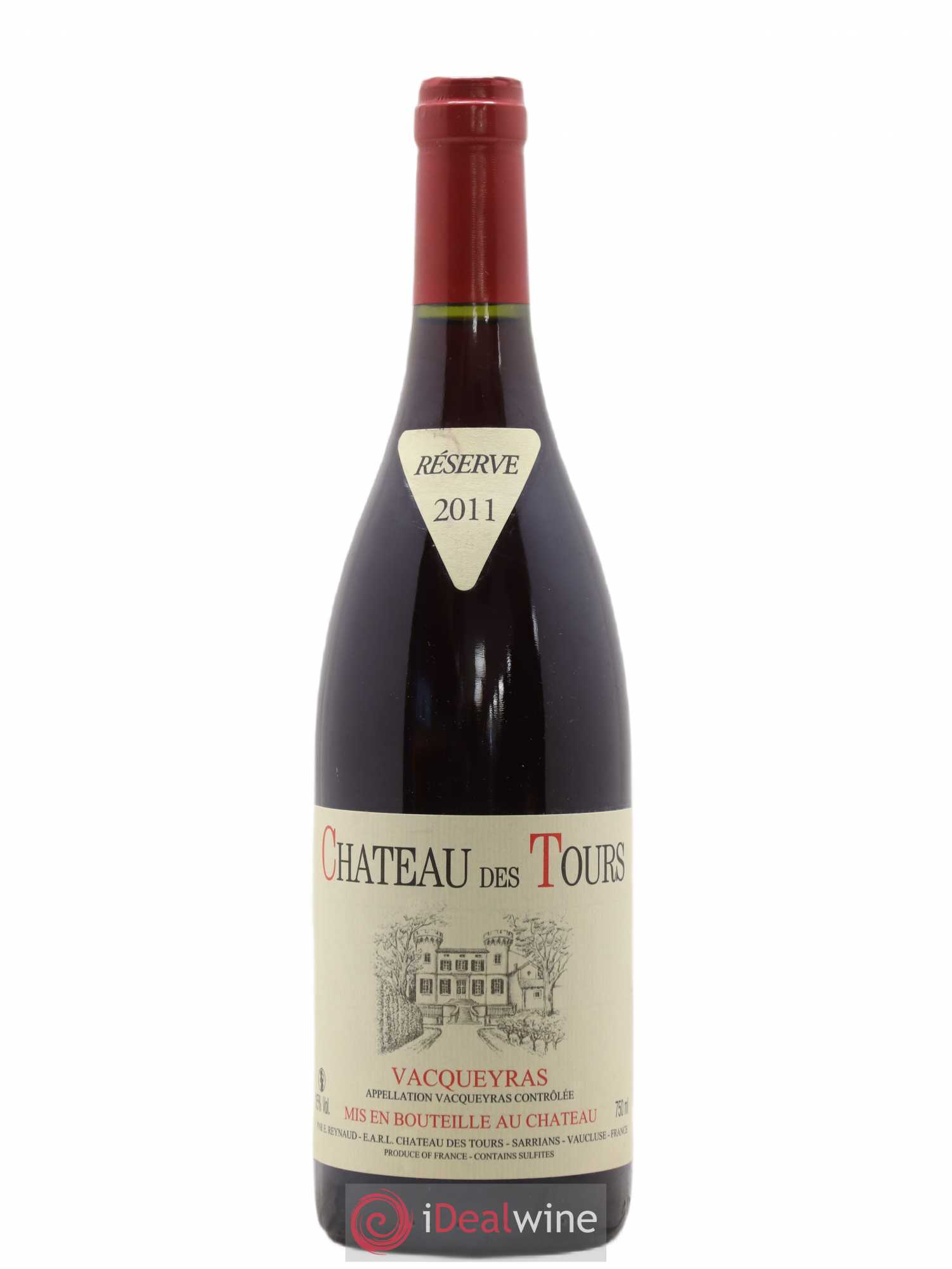 Vacqueyras Château des Tours Emmanuel Reynaud (sans prix de réserve) 2011 - Lot de 1 bouteille - 0