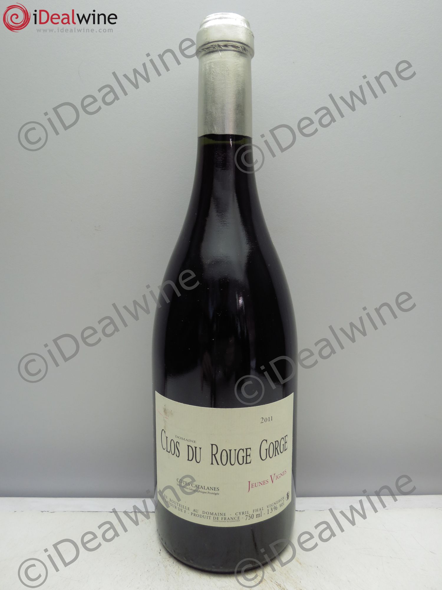 Divers Vin de Pays des Côtes Catalanes Clos du Rouge Gorge Vieilles Vignes 2011 - Posten von 1 Flasche - 0